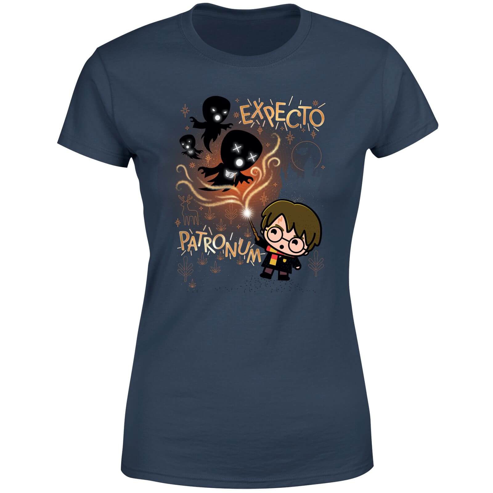 

Harry Potter Kids Expecto Patronum Women's T-Shirt - Navy - S - Blu Navy