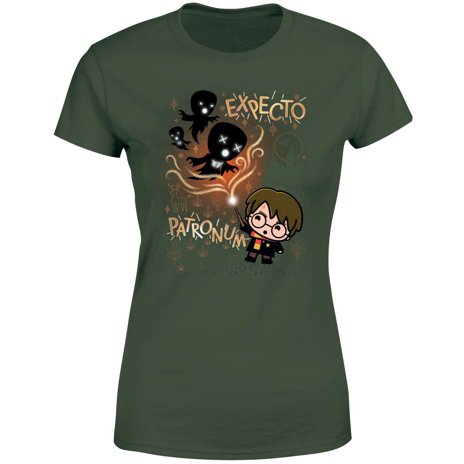 Harry Potter Kids Expecto Patronum Women's T-Shirt - Green - XL - Verde