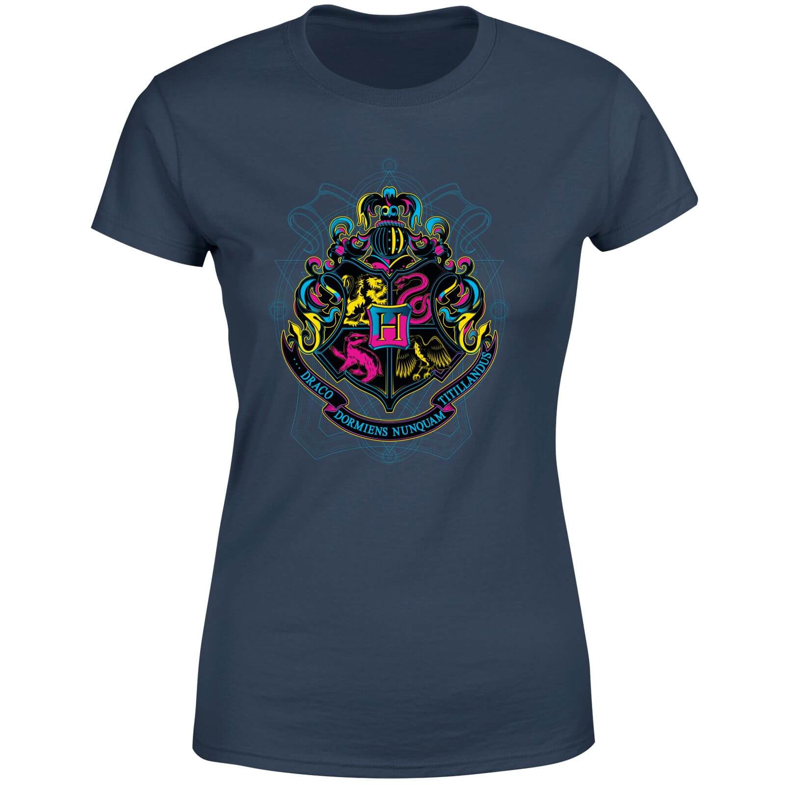 

Harry Potter Hogwarts Neon Crest Women's T-Shirt - Navy - XXL - Blu Navy