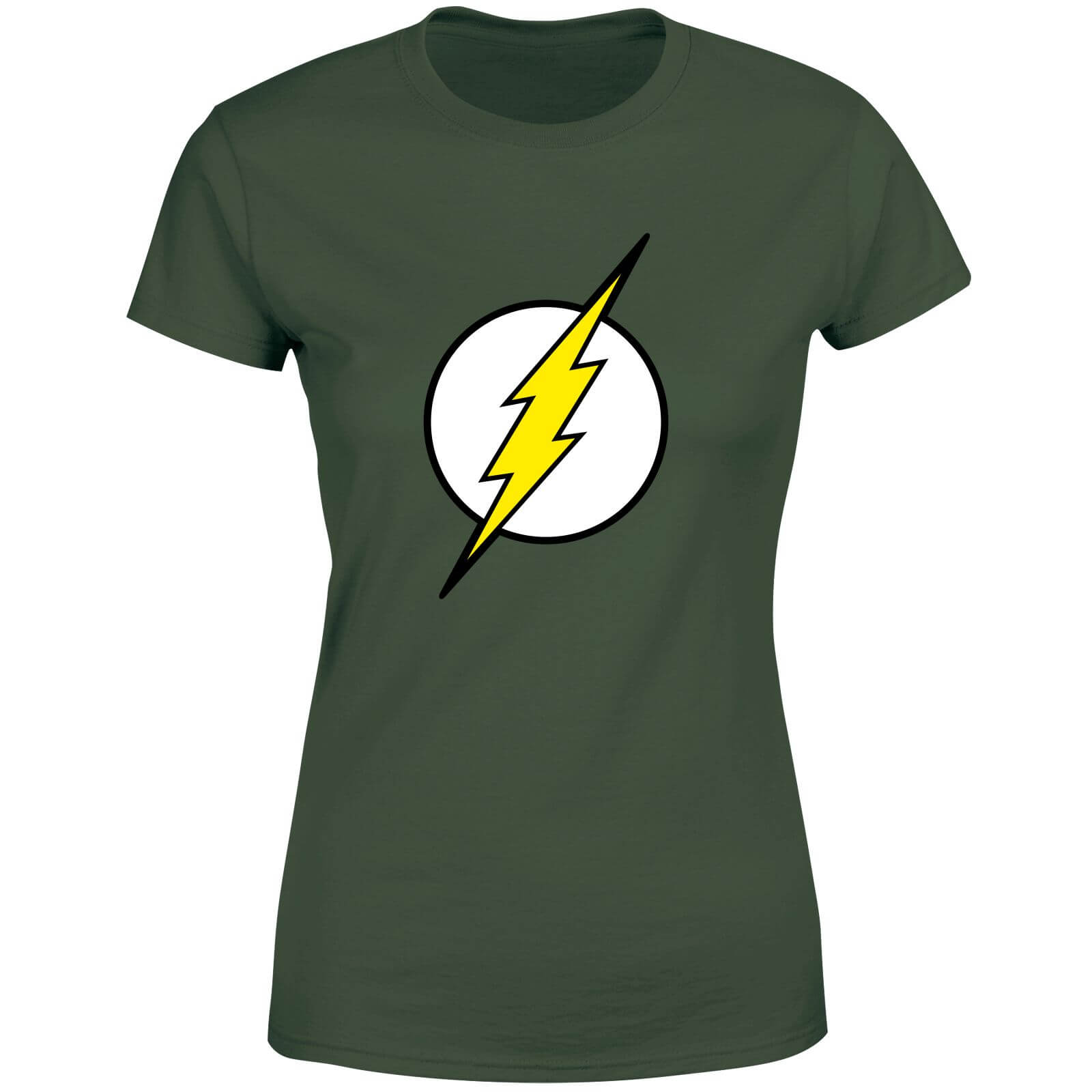 

Justice League Flash Logo Women's T-Shirt - Green - XL - Verde