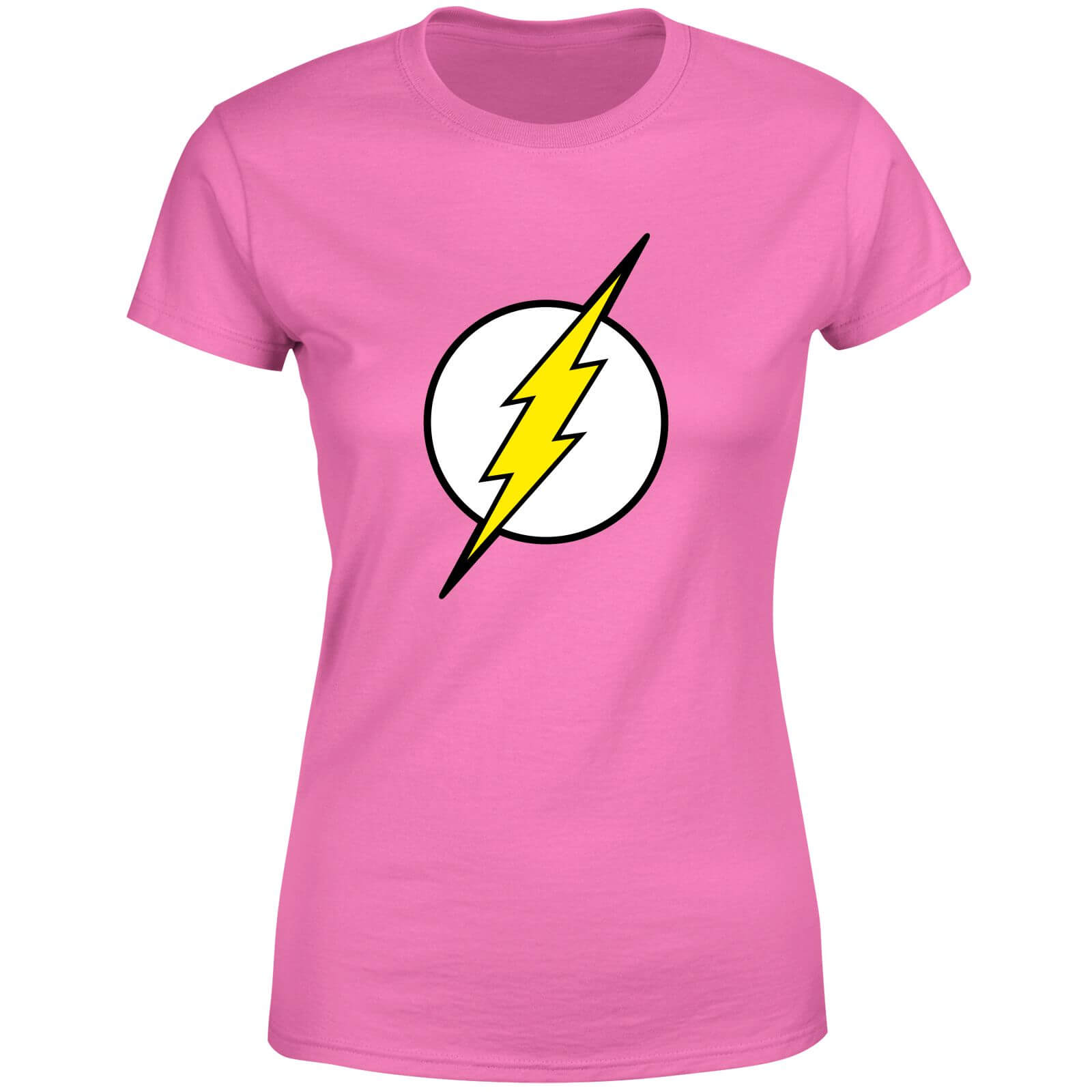 Justice League Flash Logo Women's T-Shirt - Pink - XXL - Rosa