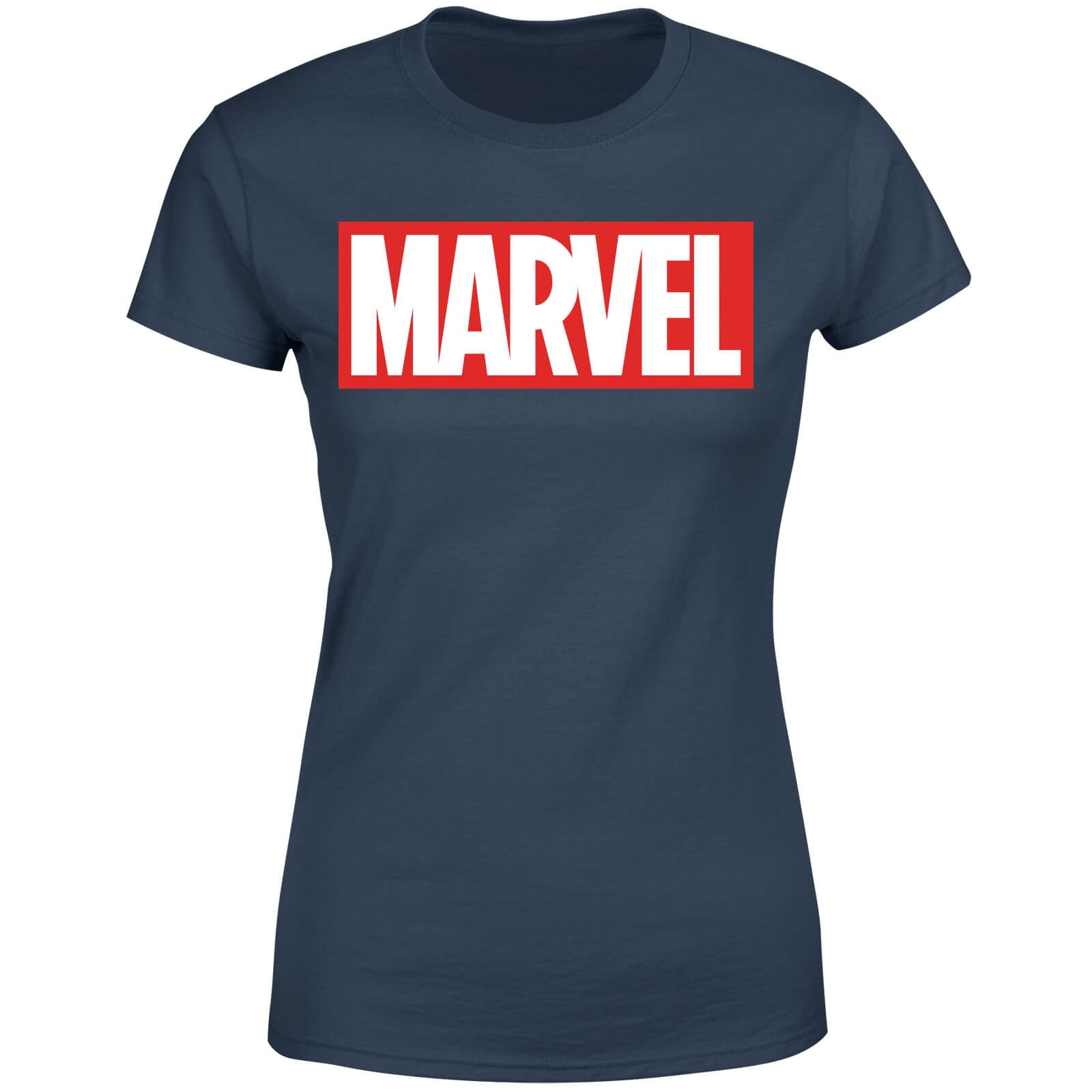 Marvel Logo Women's T-Shirt - Navy - S - Blu Navy