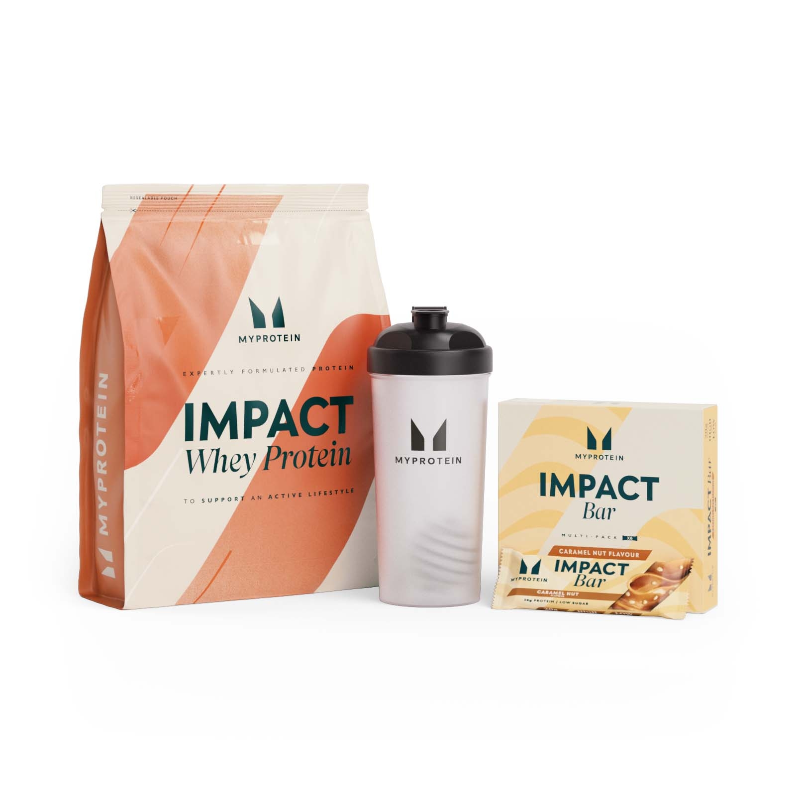 Confezione base Whey Protein - Caramel Nut - Vanilla