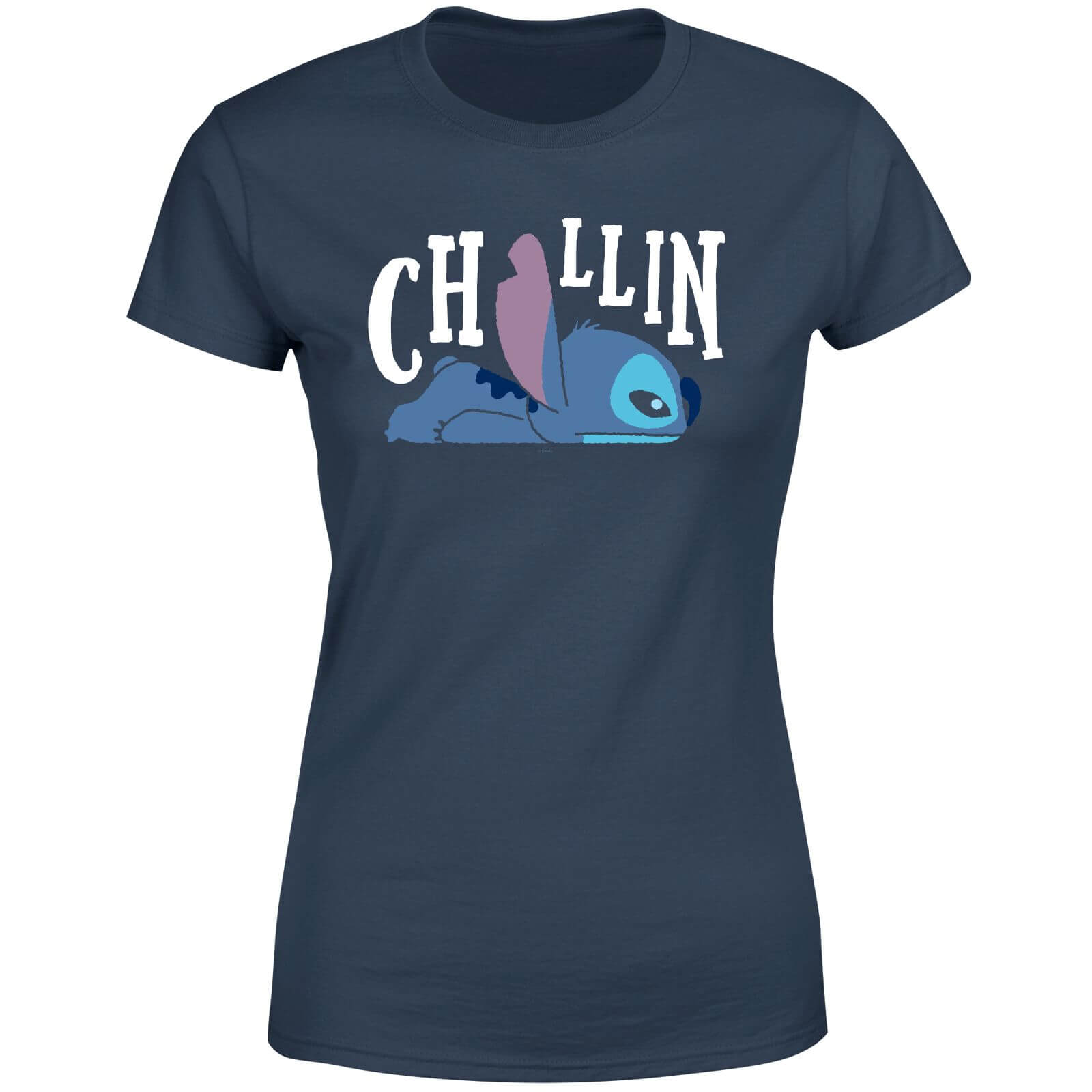 

Disney Lilo And Stitch Chillin Women's T-Shirt - Navy - XL - Blu Navy