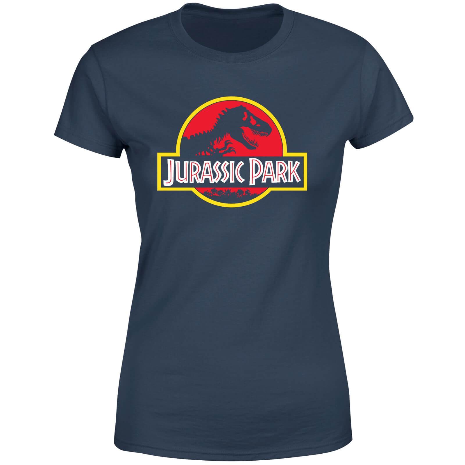 Jurassic Park Logo Women's T-Shirt - Navy - XL - Navy