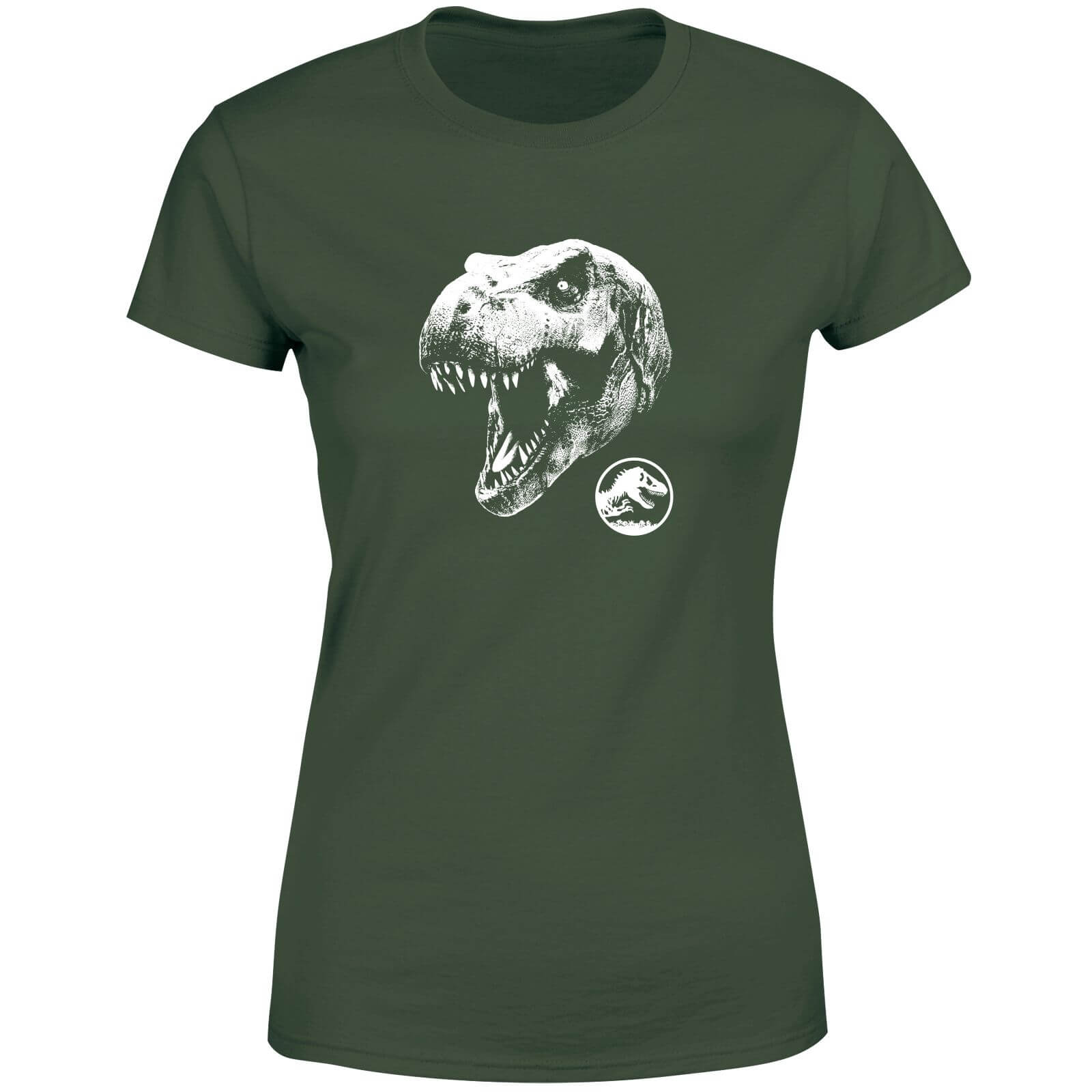 Jurassic Park T Rex Women's T-Shirt - Green - L - Verde