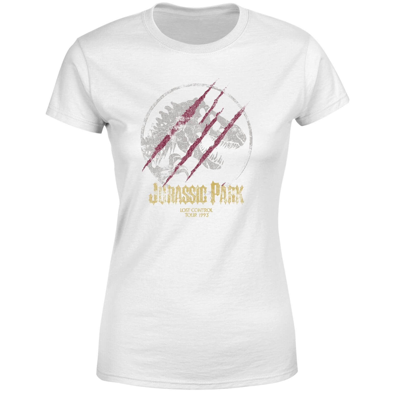 

Jurassic Park Lost Control Women's T-Shirt - White - L - Bianco