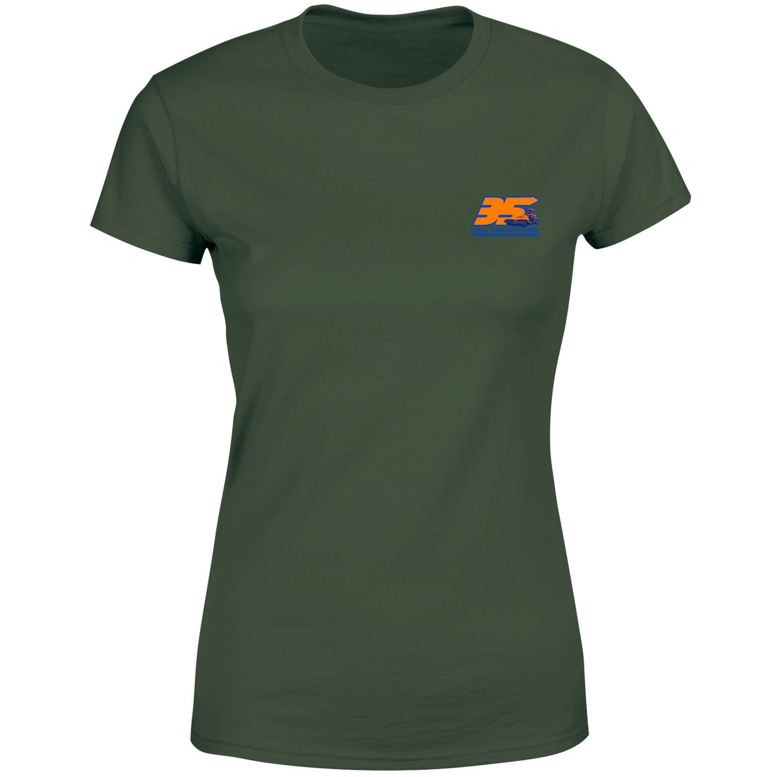 

Back To The Future 35 Hill Valley Front Women's T-Shirt - Green - XXL - Verde