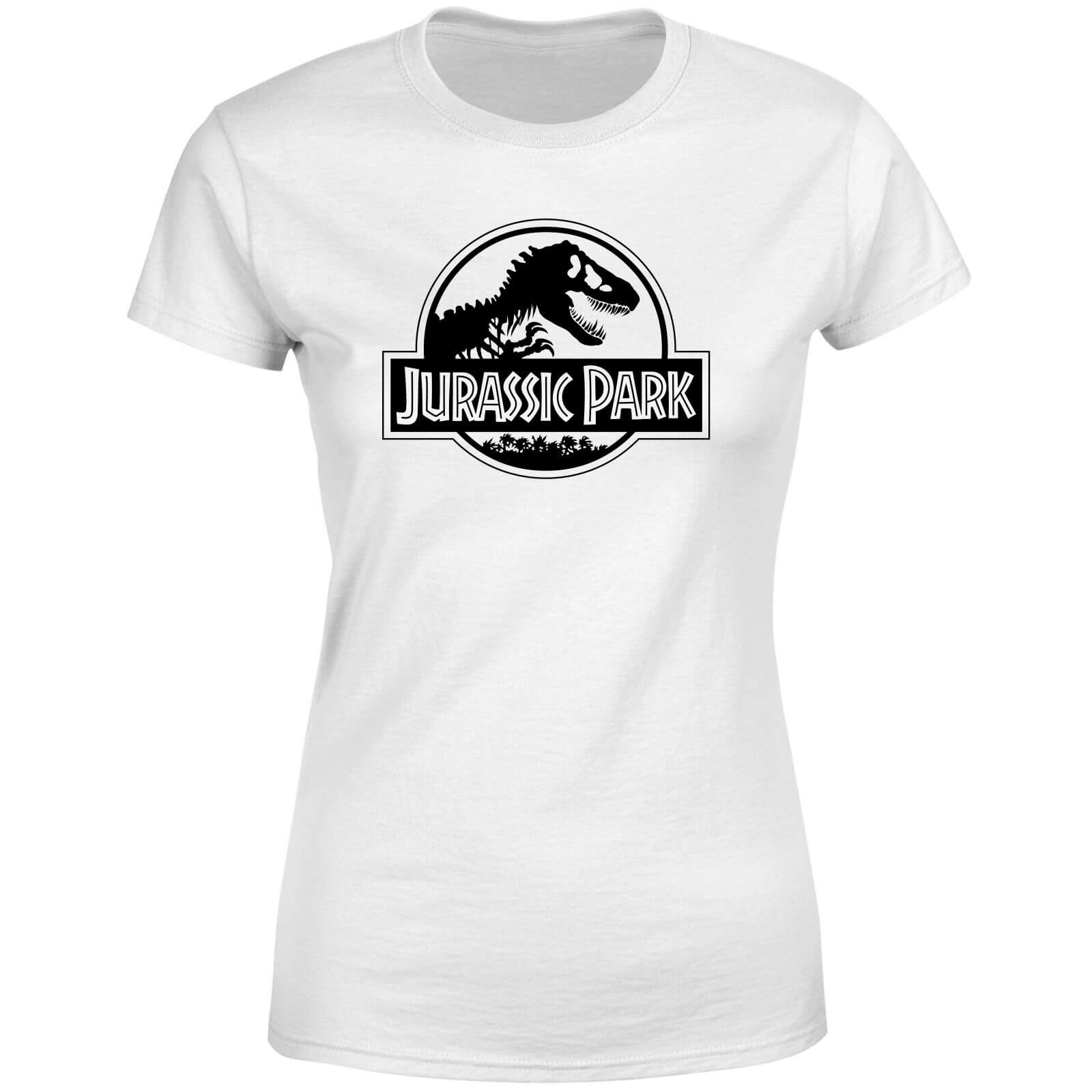 Jurassic Park Logo Women's T-Shirt - White - L - White