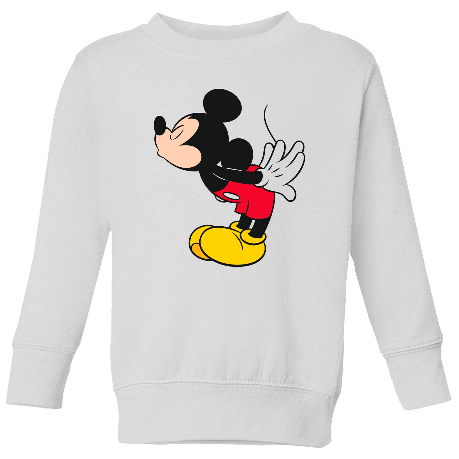 

Disney Mickey Mouse Mickey Split Kiss Kids' Sweatshirt - White - 9-10 Anni - Bianco
