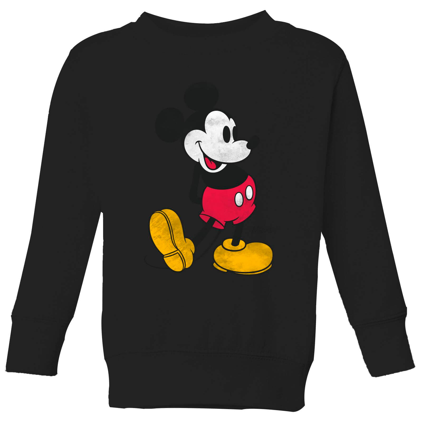 

Disney Mickey Mouse Classic Kick Kids' Sweatshirt - Black - 3-4 Anni - Nero