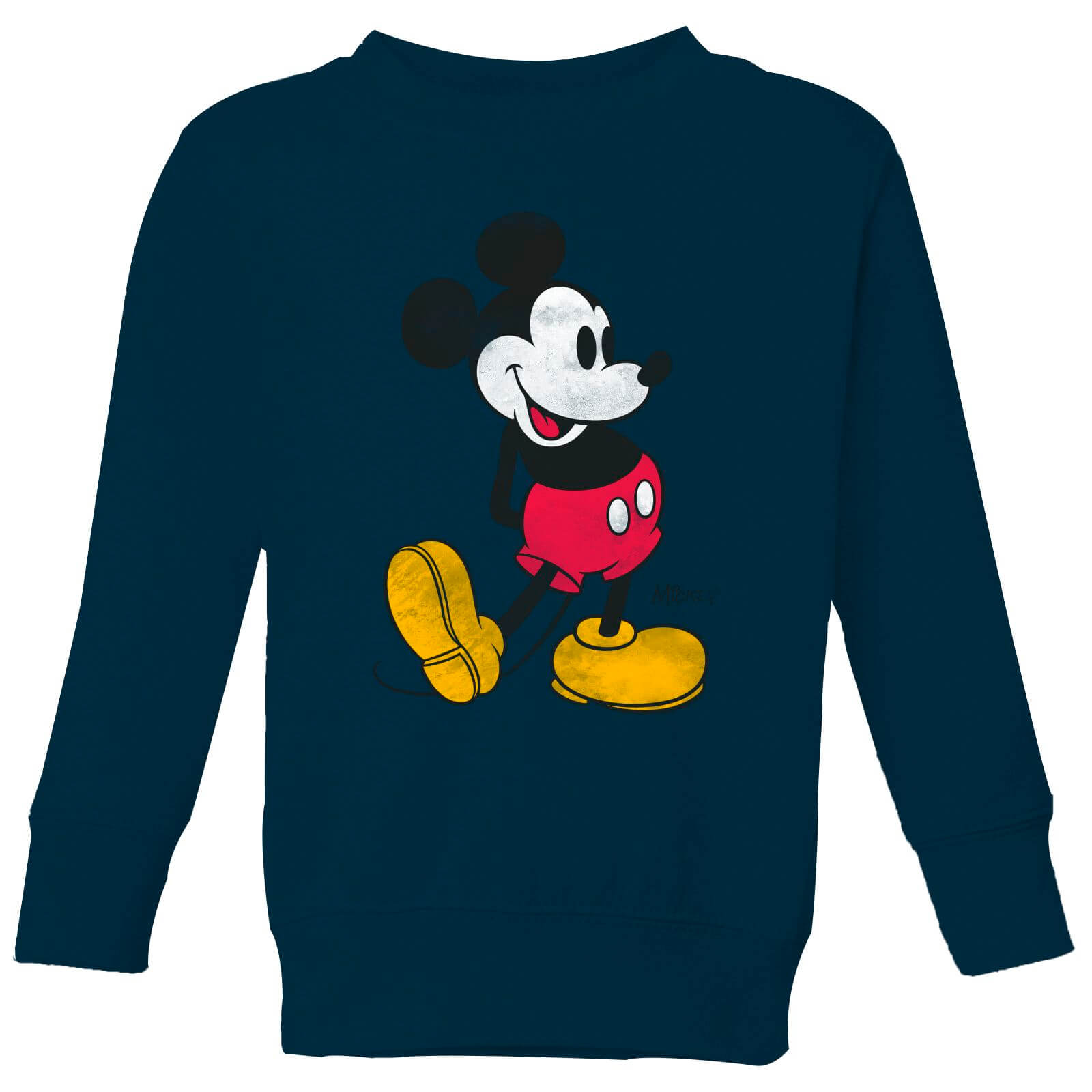 

Disney Mickey Mouse Classic Kick Kids' Sweatshirt - Navy - 3-4 Anni - Blu Navy