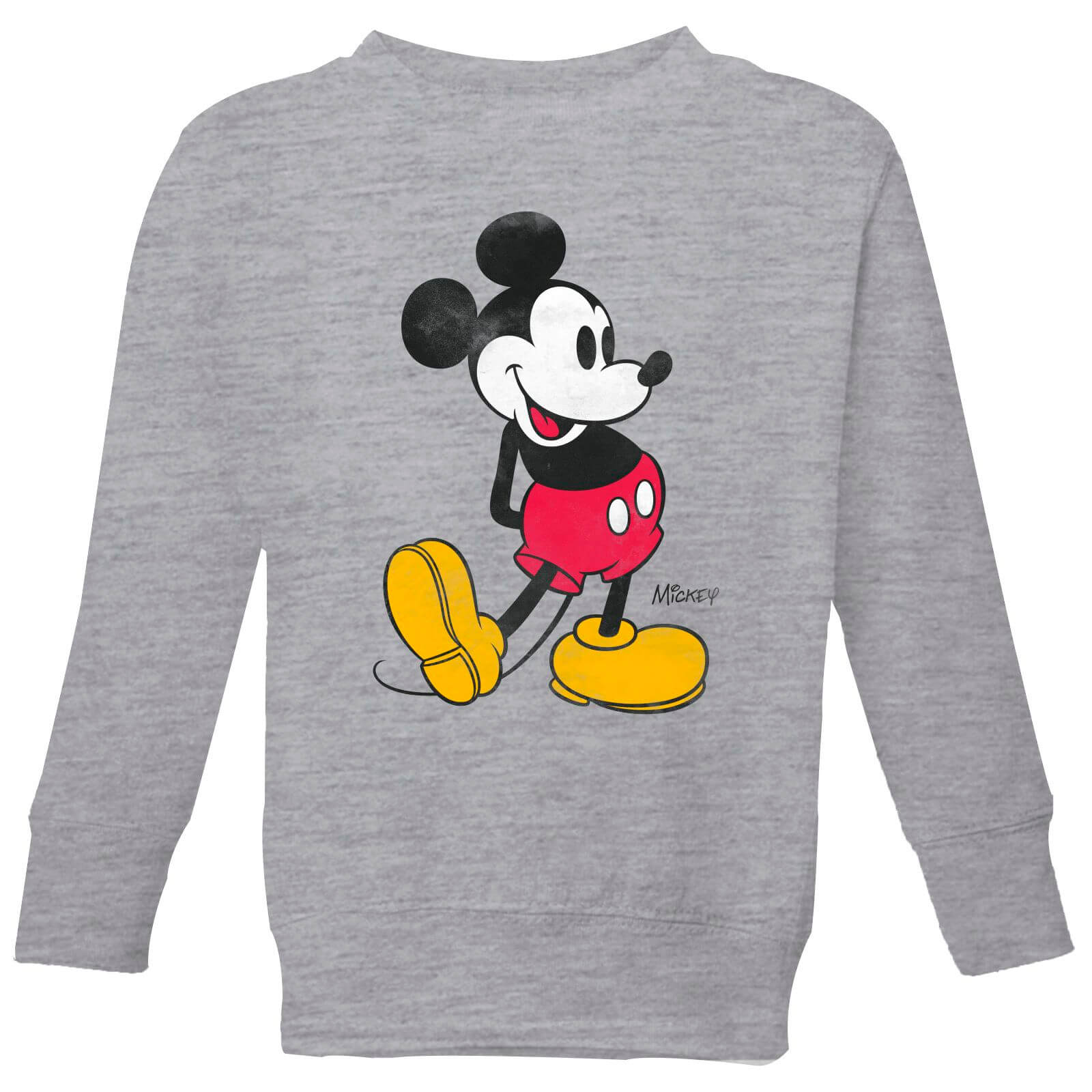 

Disney Mickey Mouse Classic Kick Kids' Sweatshirt - Grey - 5-6 Anni - Grey