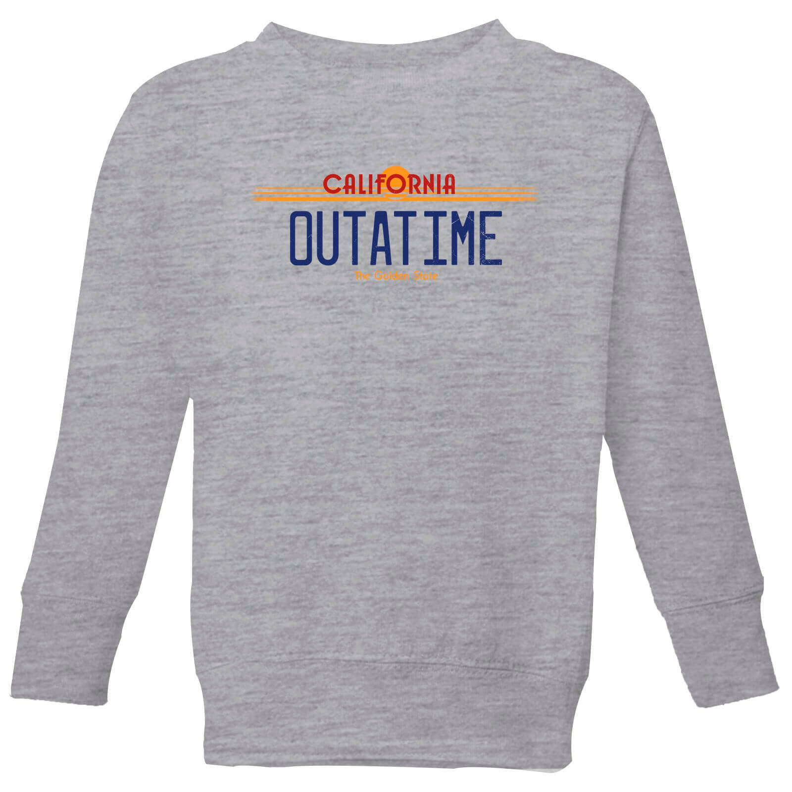 Back To The Future Outatime Plate Kids' Sweatshirt - Grey - 7-8 Years - Grey