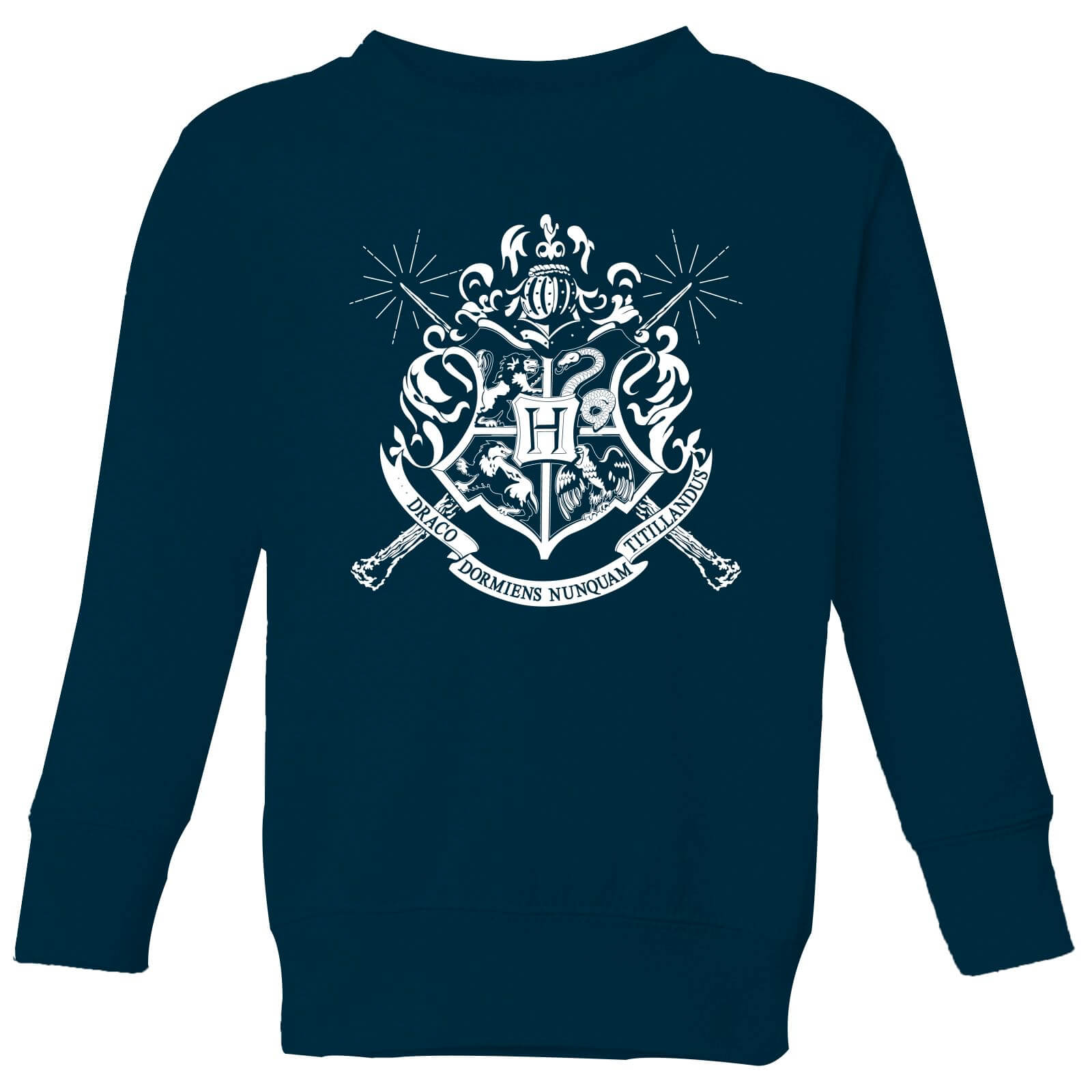 Harry Potter Hogwarts House Crest Kids' Sweatshirt - Navy - 7-8 Years - Navy