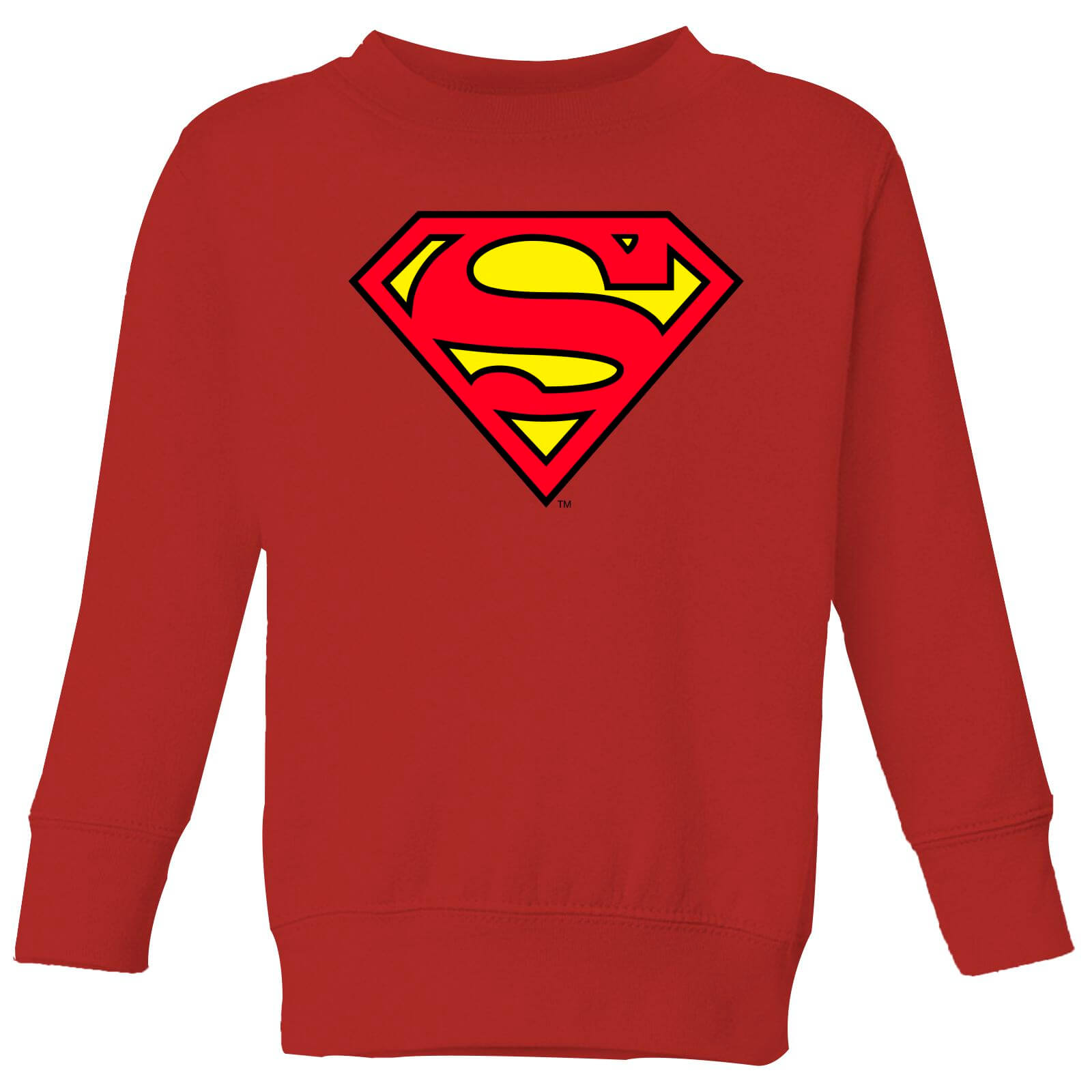 

Official Superman Shield Kids' Sweatshirt - Red - 3-4 Anni - Rosso