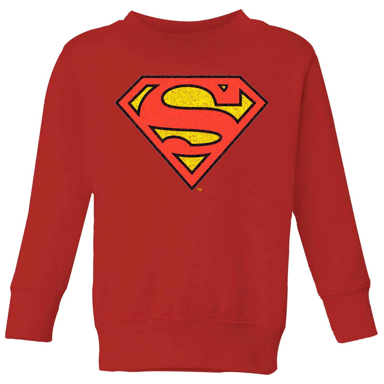 

Official Superman Crackle Logo Kids' Sweatshirt - Red - 3-4 Anni - Rosso