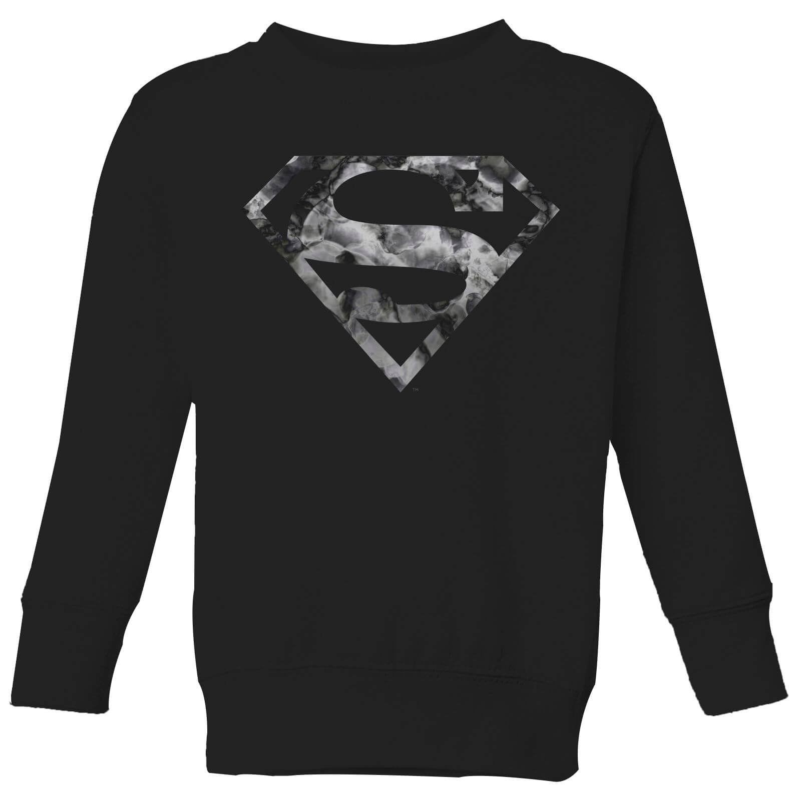 

Marble Superman Logo Kids' Sweatshirt - Black - 11-12 Anni - Nero