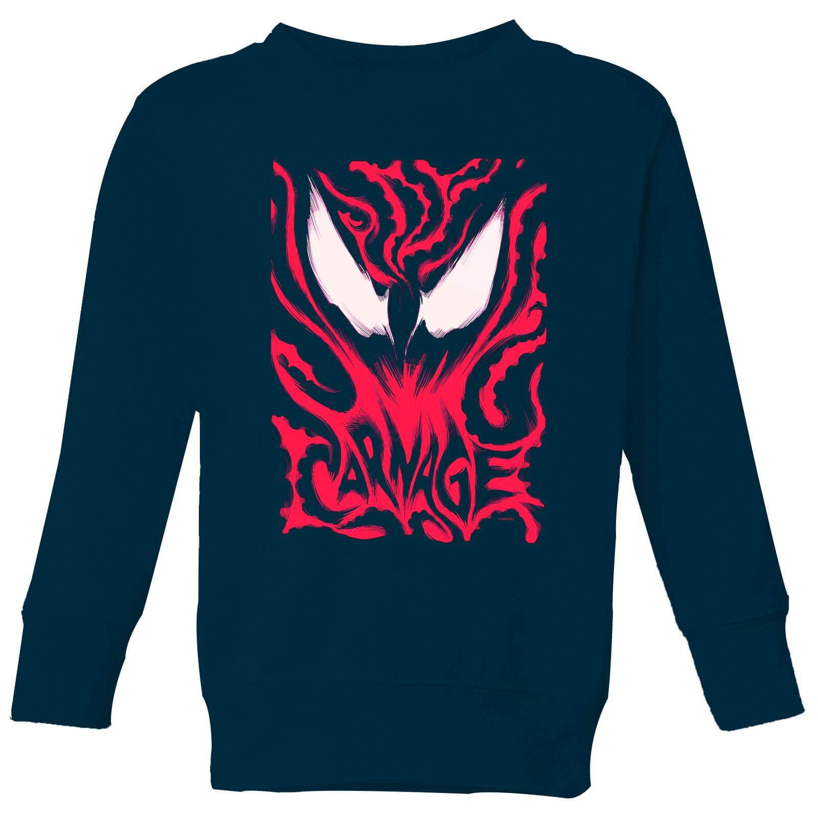 Venom Carnage Kids' Sweatshirt - Navy - 9-10 Years - Navy