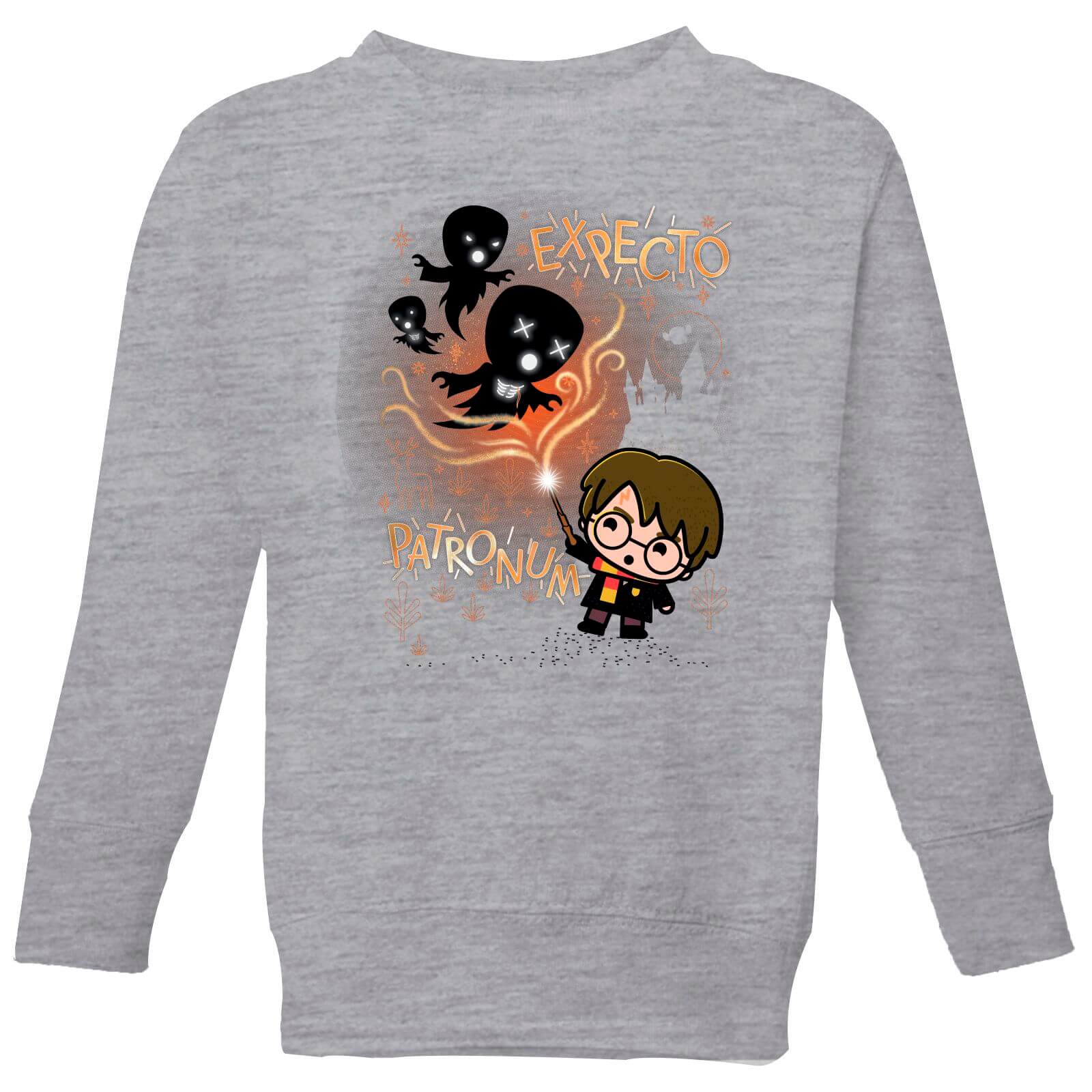 Harry Potter Kids Expecto Patronum Kids' Sweatshirt - Grey - 7-8 Years - Grey
