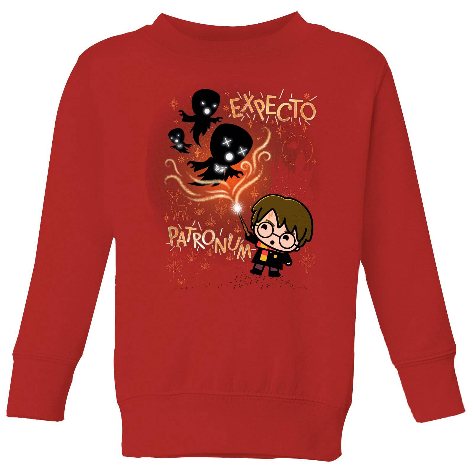 Harry Potter Kids Expecto Patronum Kids' Sweatshirt - Red - 5-6 Years - Red