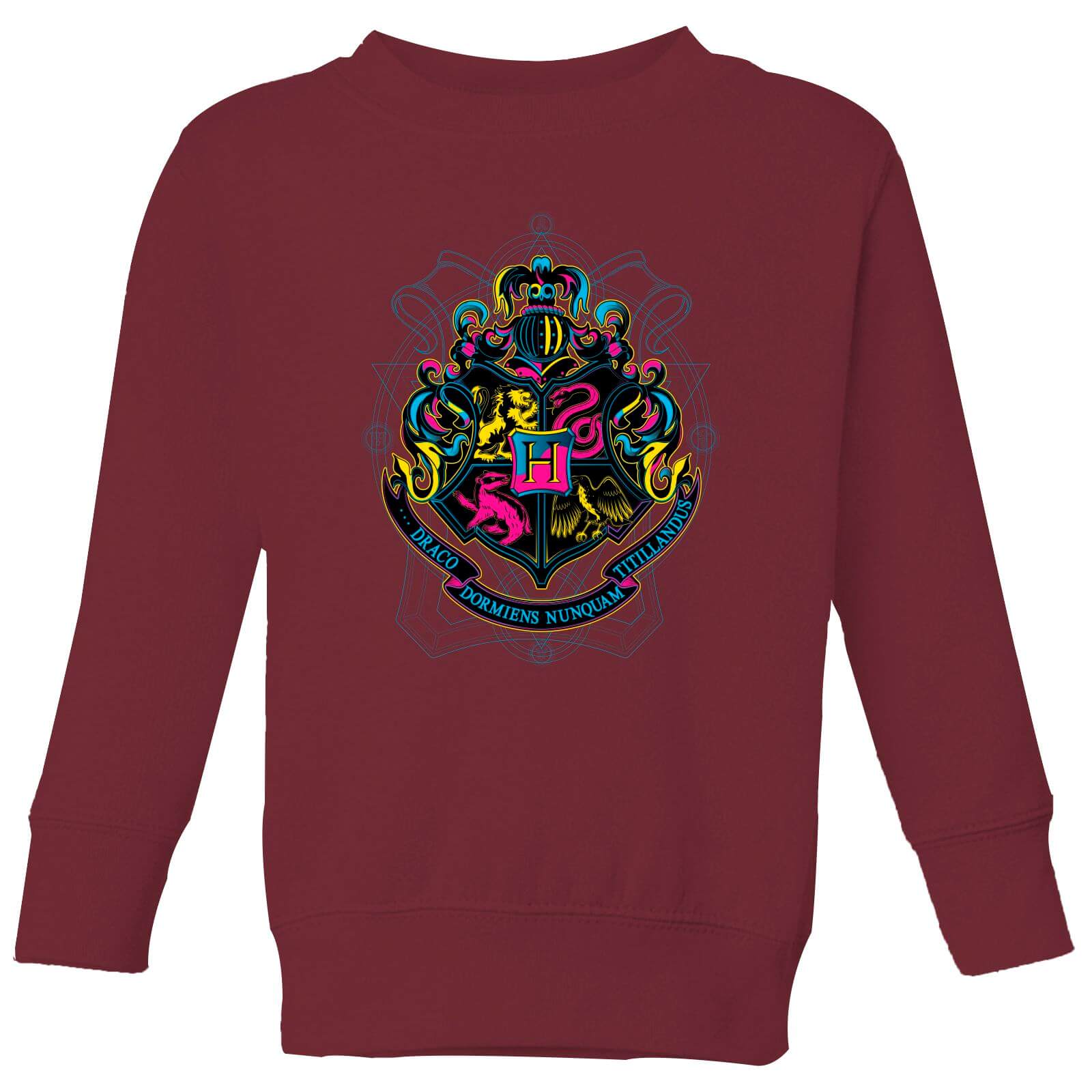 

Harry Potter Hogwarts Neon Crest Kids' Sweatshirt - Burgundy - 3-4 Anni - Burgundy