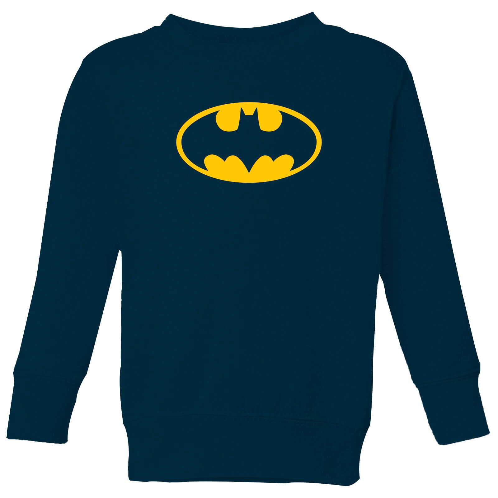 

Justice League Batman Logo Kids' Sweatshirt - Navy - 5-6 Anni - Blu Navy