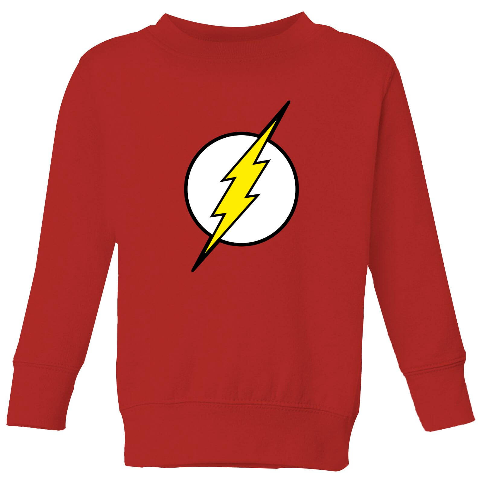 Justice League Flash Logo Kids' Sweatshirt - Red - 9-10 Anni - Rosso