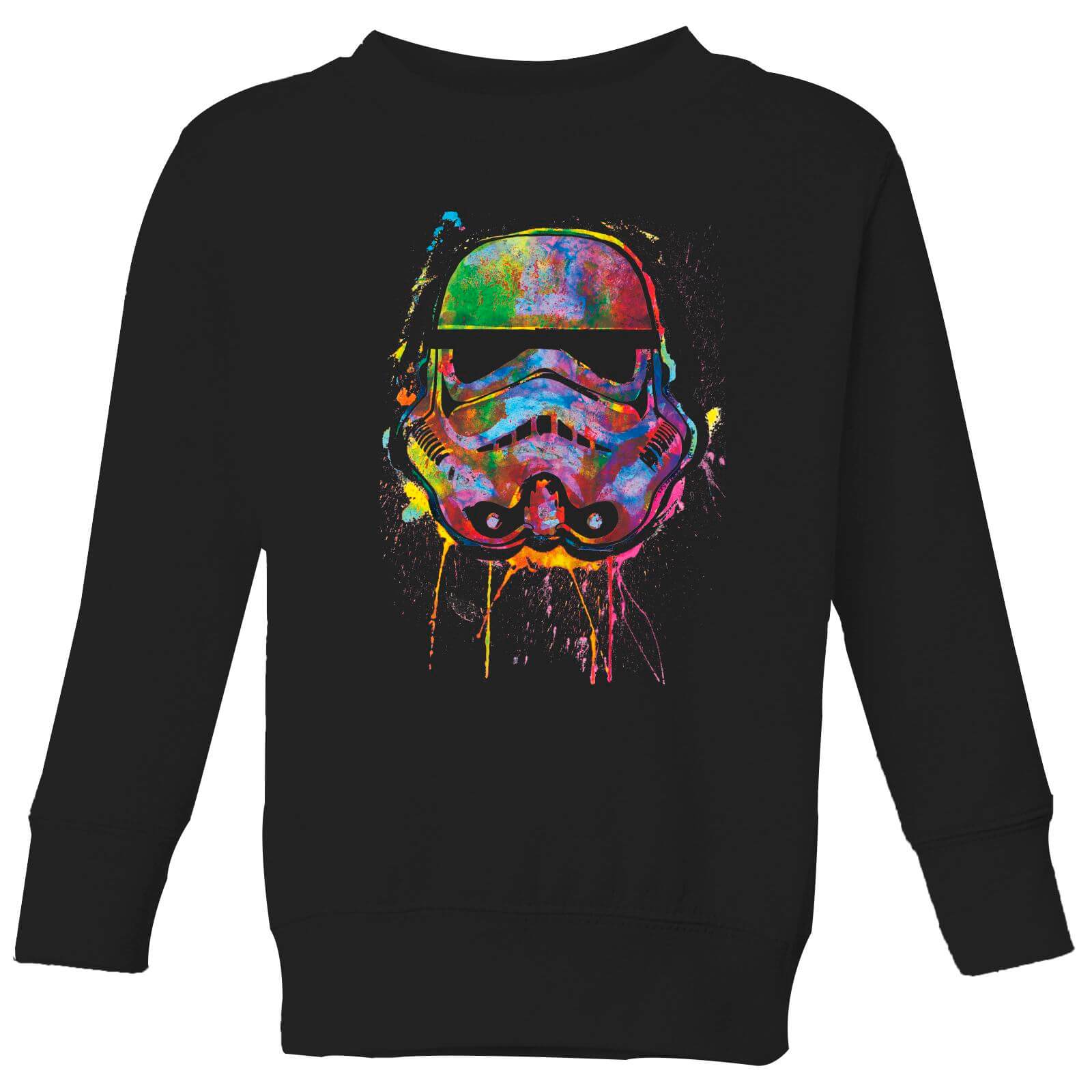

Star Wars Paint Splat Stormtrooper Kids' Sweatshirt - Black - 3-4 Anni - Nero