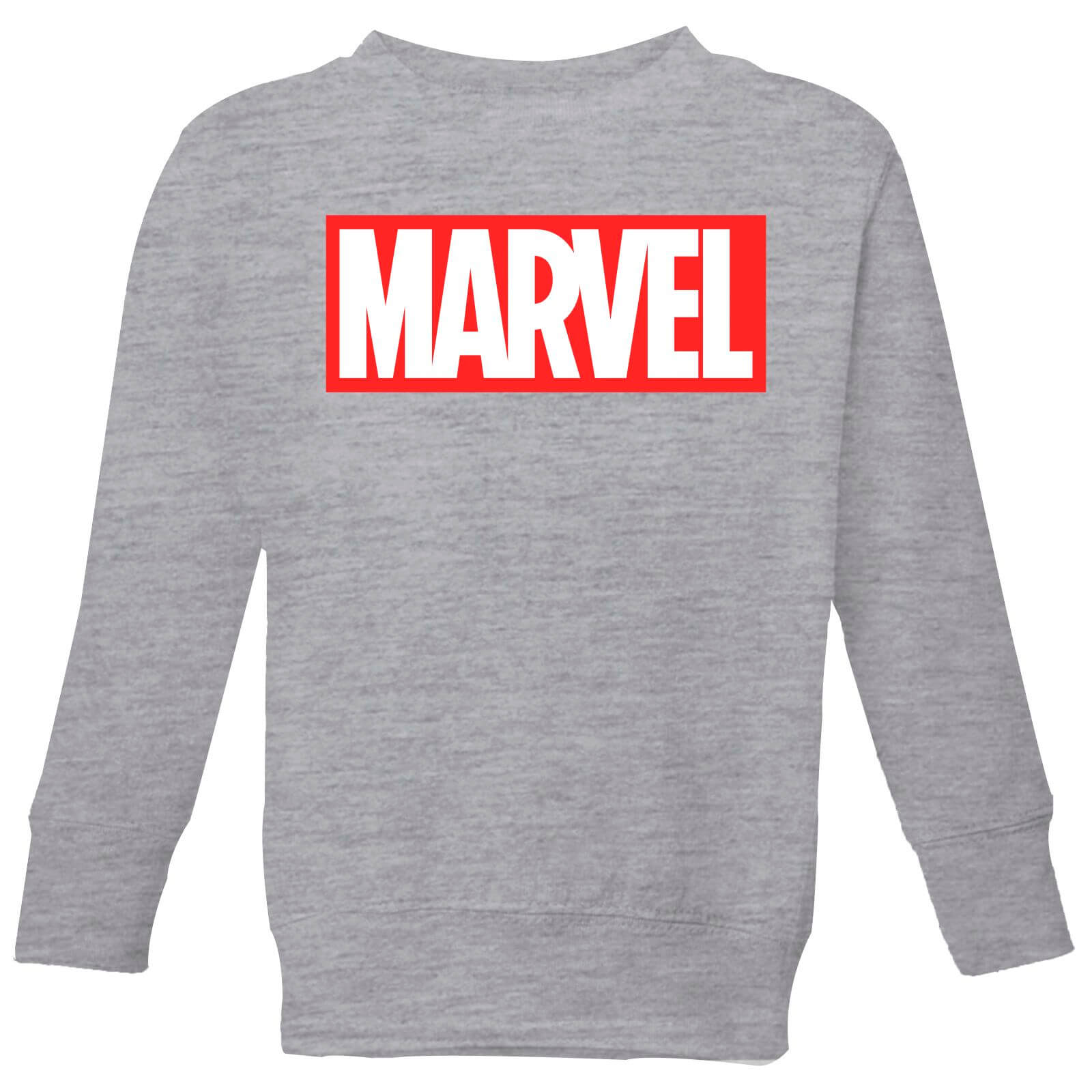 Marvel Logo Kids' Sweatshirt - Grey - 7-8 Years - Grey