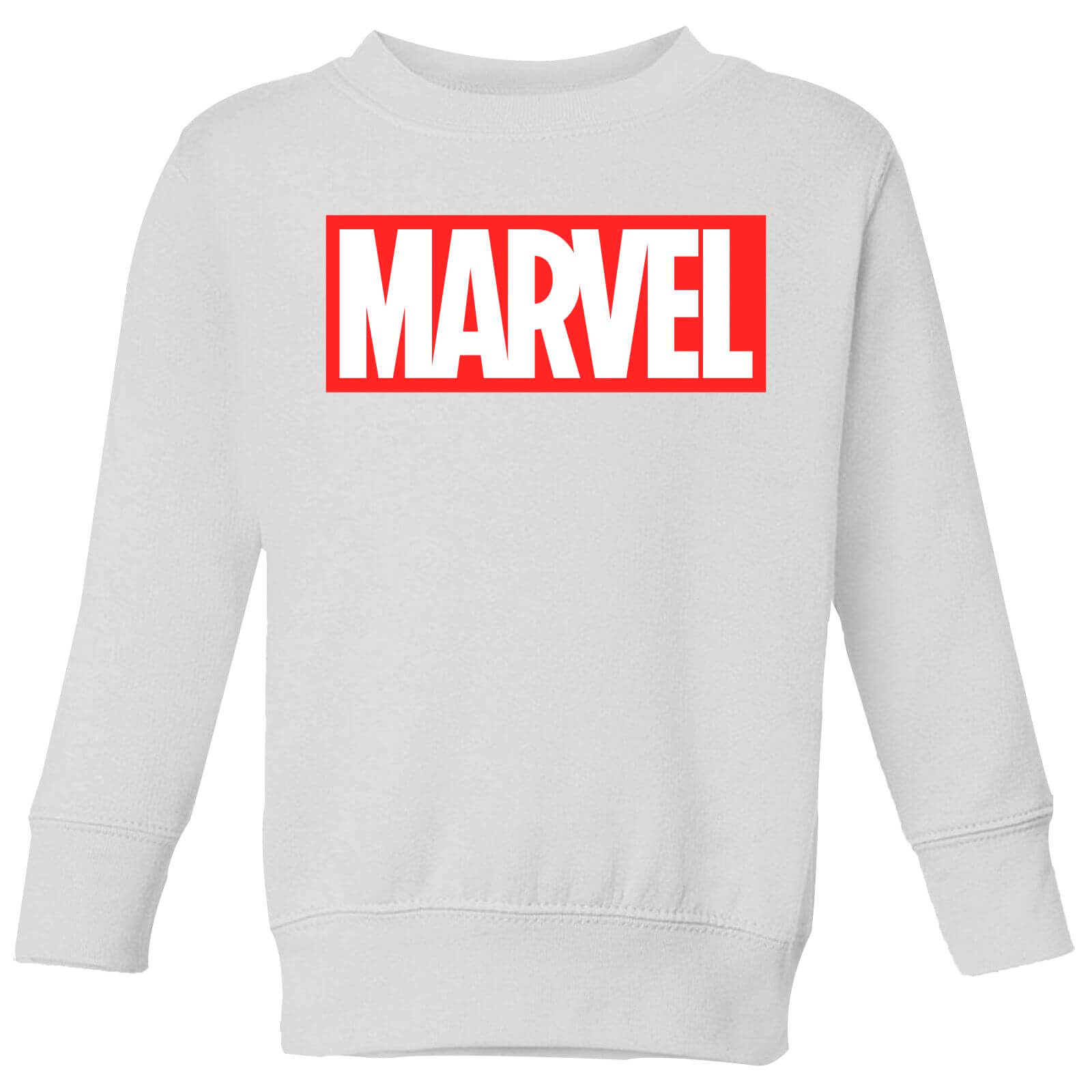

Marvel Logo Kids' Sweatshirt - White - 3-4 Anni - Bianco