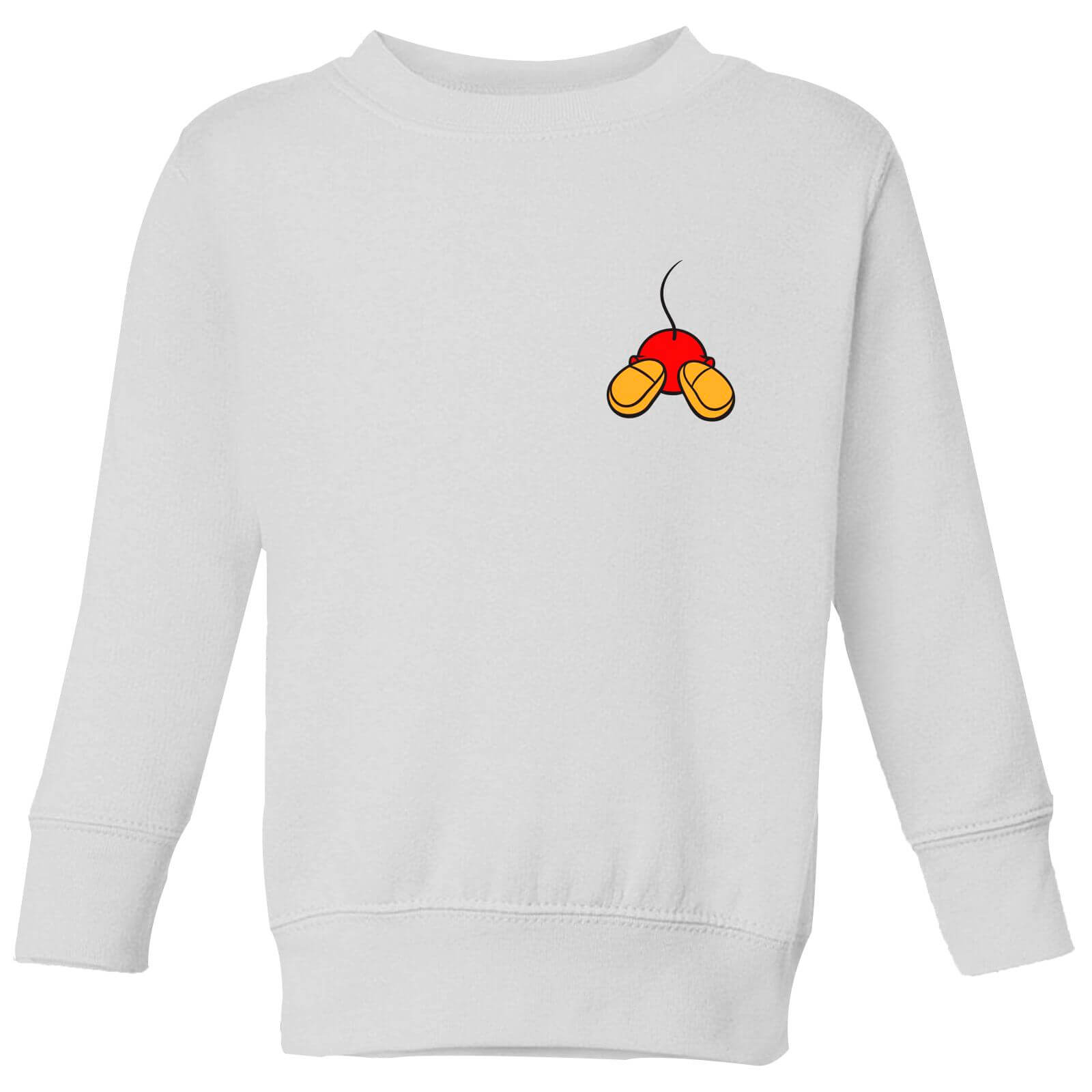 

Disney Mickey Mouse Backside Kids' Sweatshirt - White - 3-4 Anni - Bianco