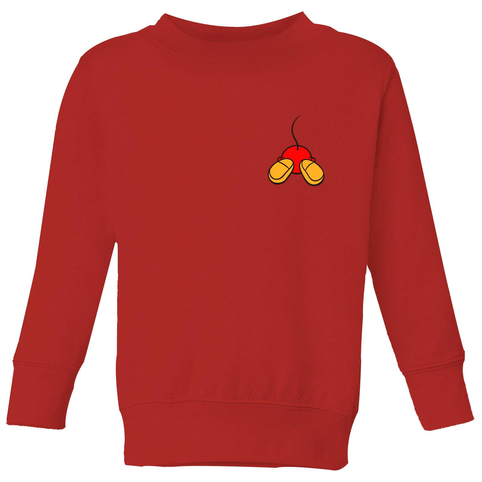 

Disney Mickey Mouse Backside Kids' Sweatshirt - Red - 11-12 Anni - Rosso