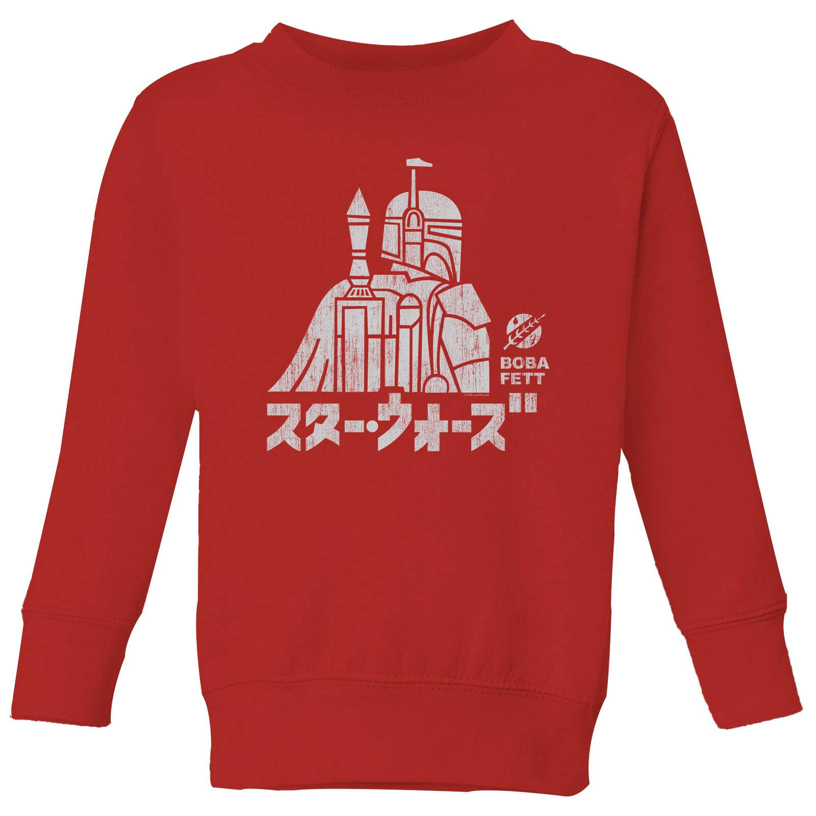 Star Wars Kana Boba Fett Kids' Sweatshirt - Red - 11-12 Years - Red