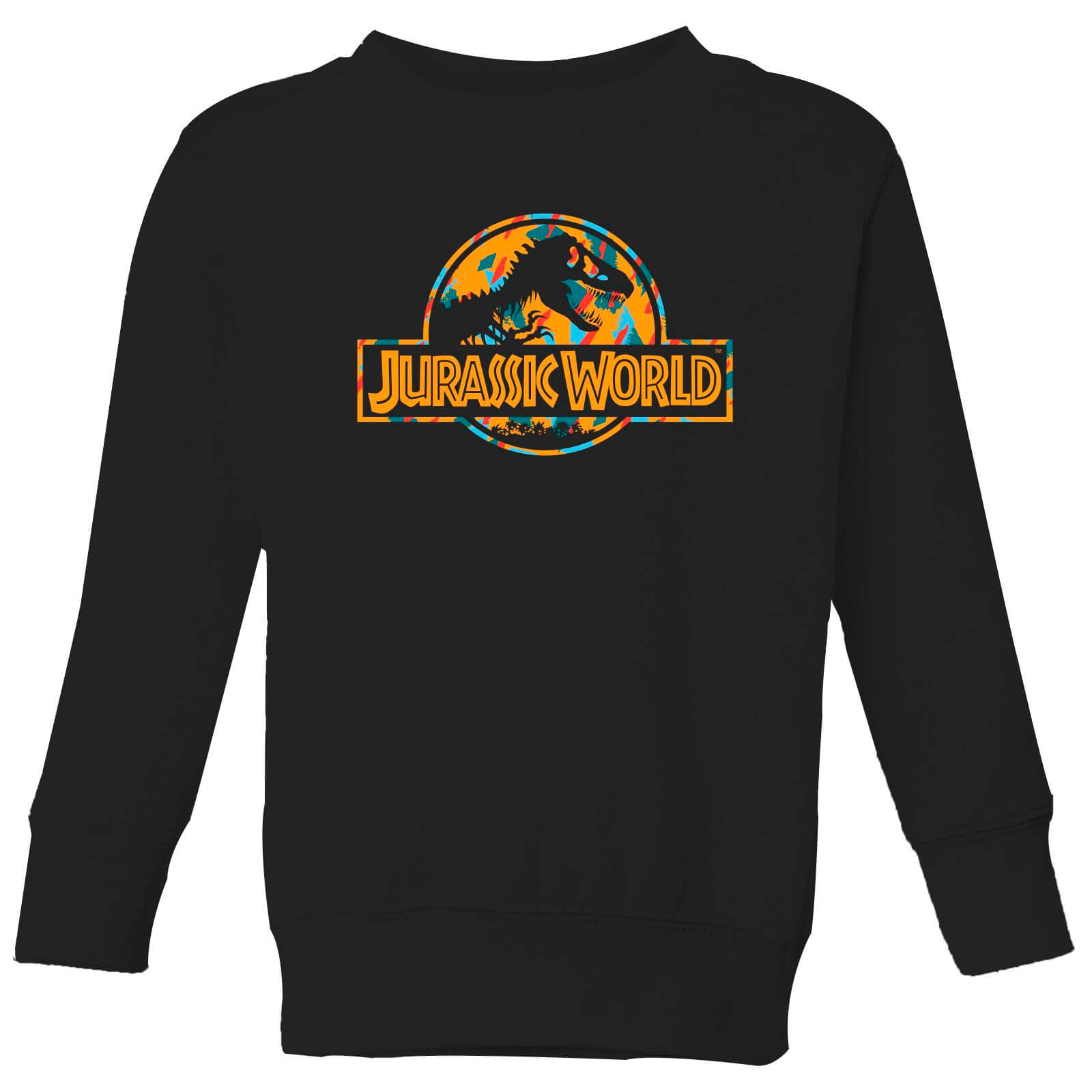 

Jurassic Park Logo Tropical Kids' Sweatshirt - Black - 3-4 Anni - Nero