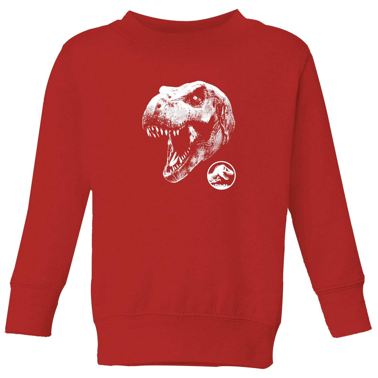 Jurassic Park T Rex Kids' Sweatshirt - Red - 7-8 Years - Red