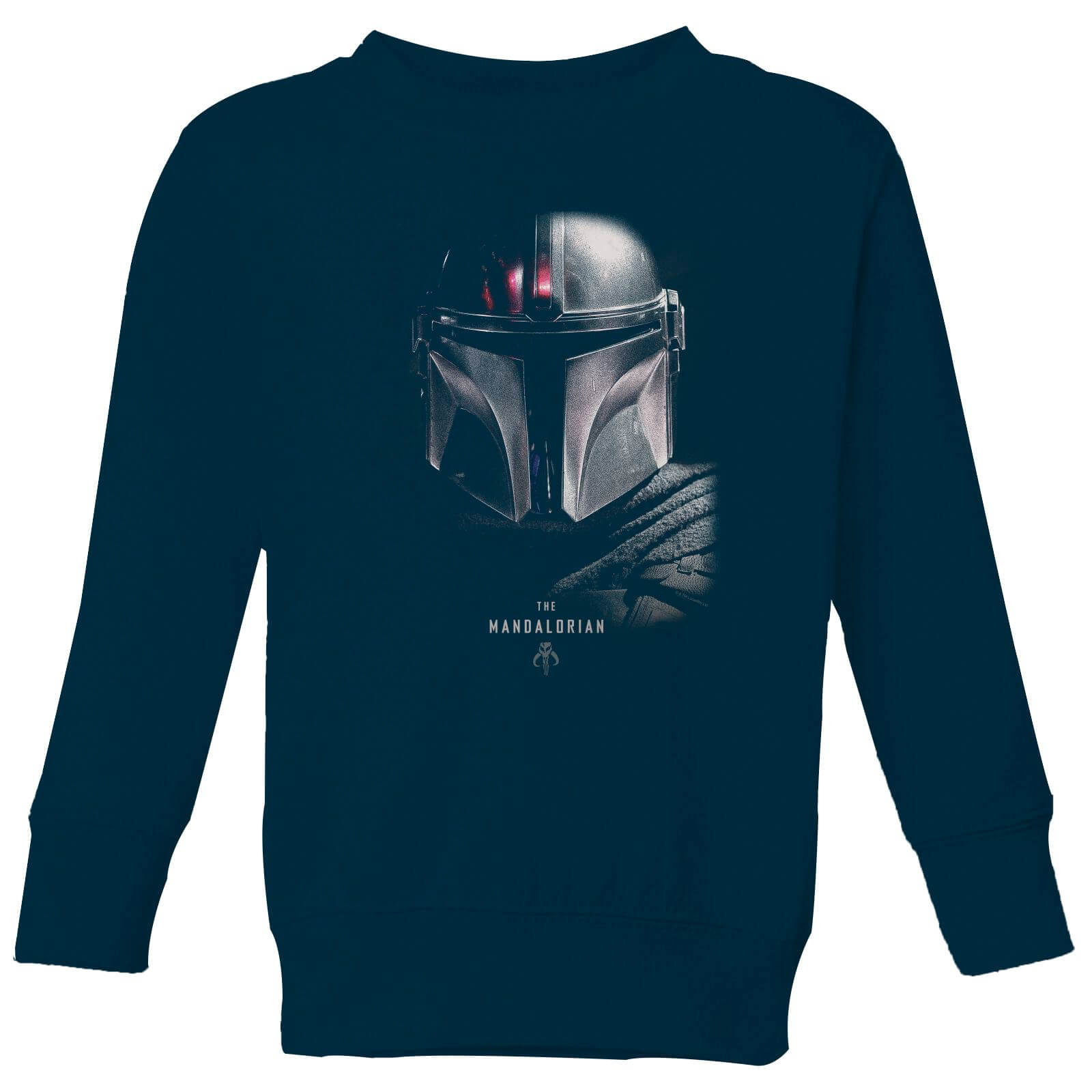 Star Wars The Mandalorian Poster Kids' Sweatshirt - Navy - 7-8 Years - Navy