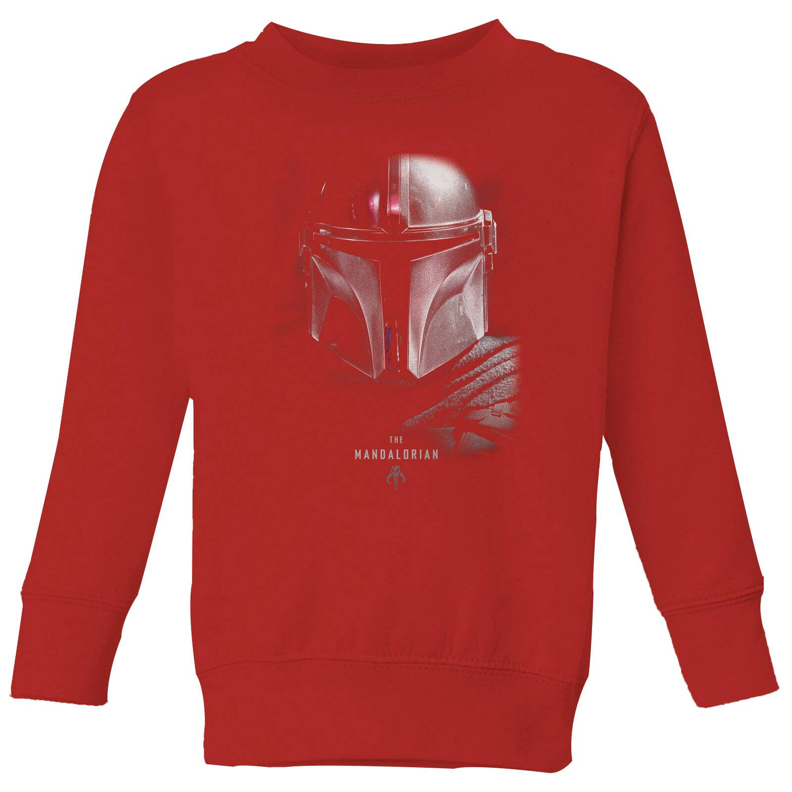 Star Wars The Mandalorian Poster Kids' Sweatshirt - Red - 9-10 Years - Red