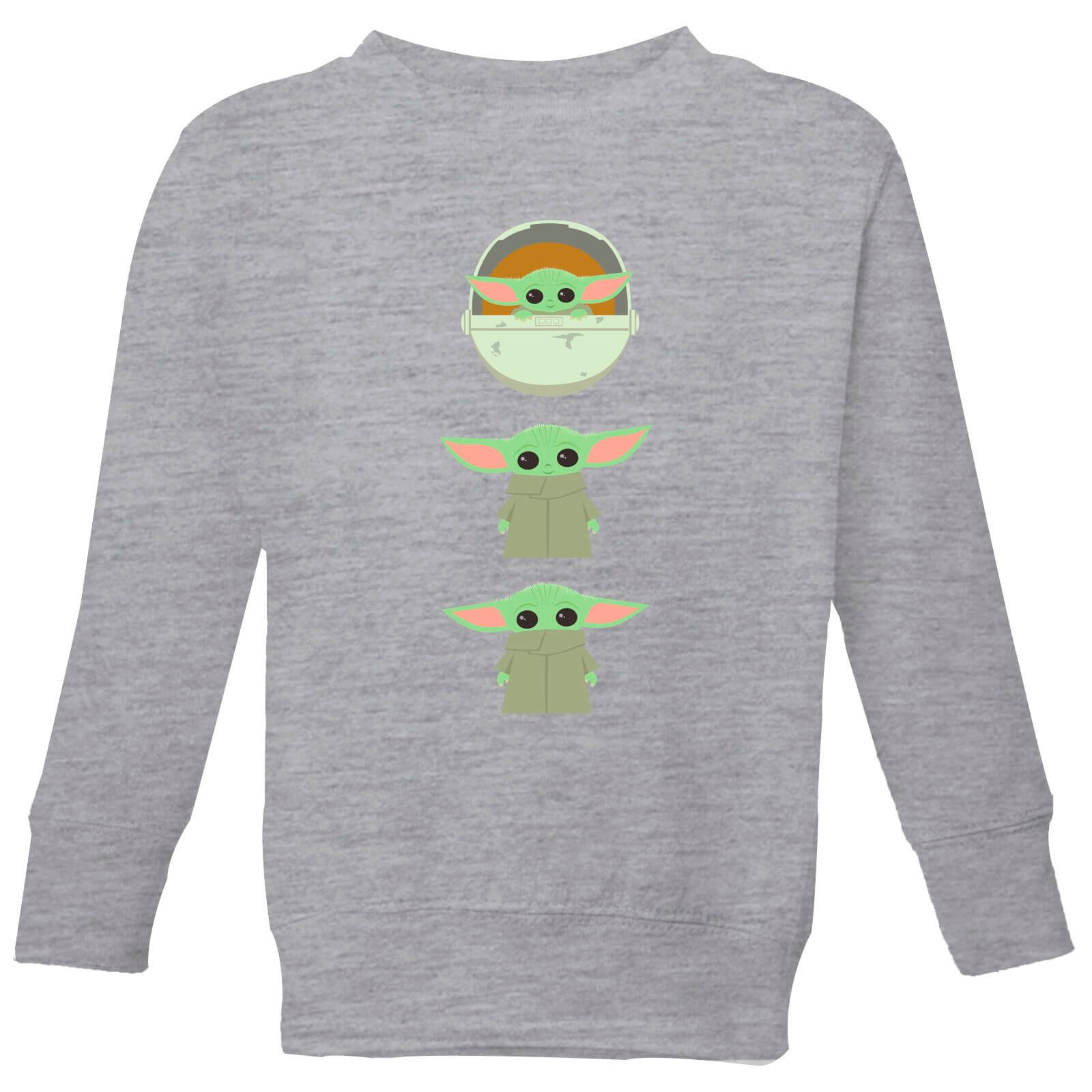 The Mandalorian The Child Poses Kids' Sweatshirt - Grey - 7-8 Anni - Grey
