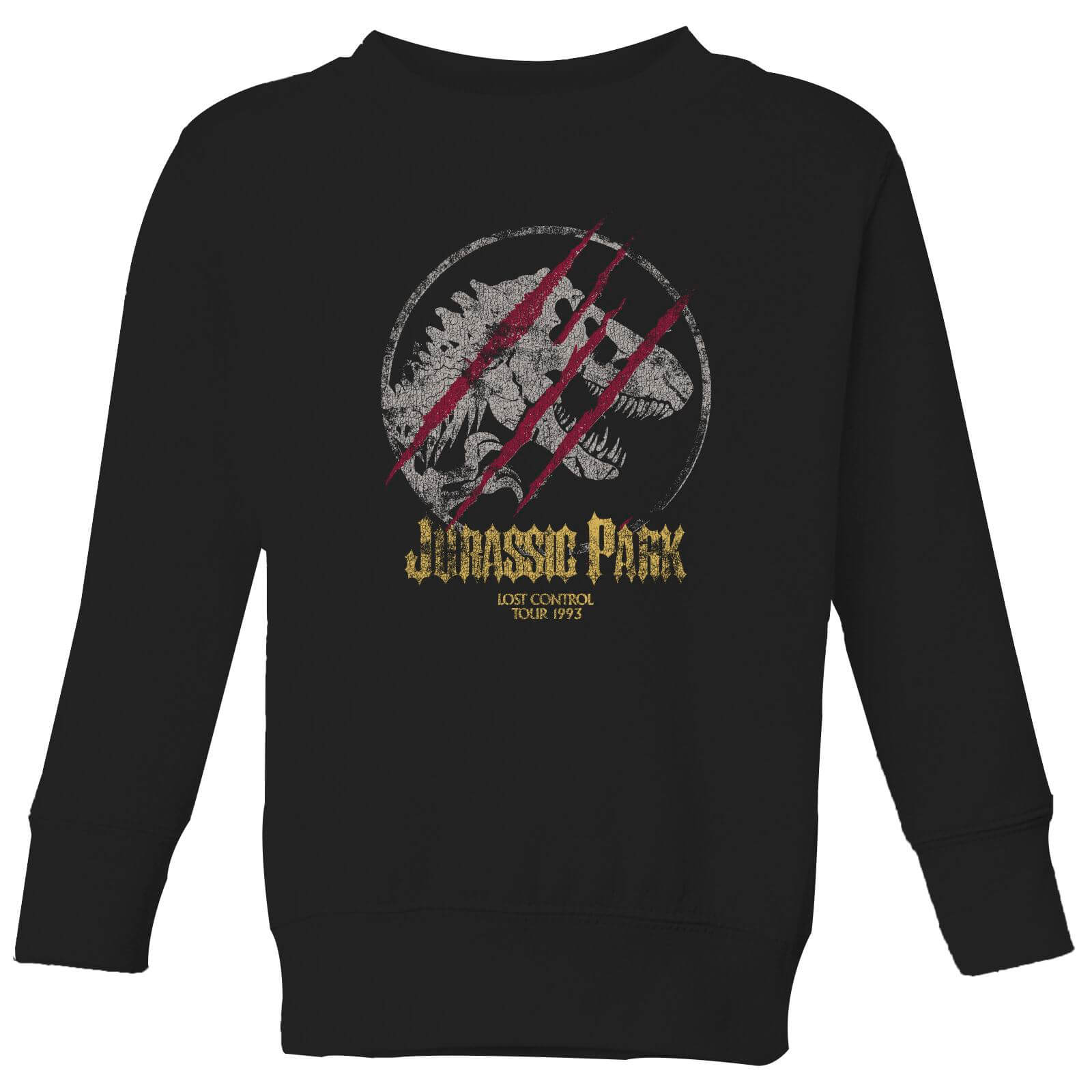 Jurassic Park Lost Control Kids' Sweatshirt - Black - 7-8 Years - Black