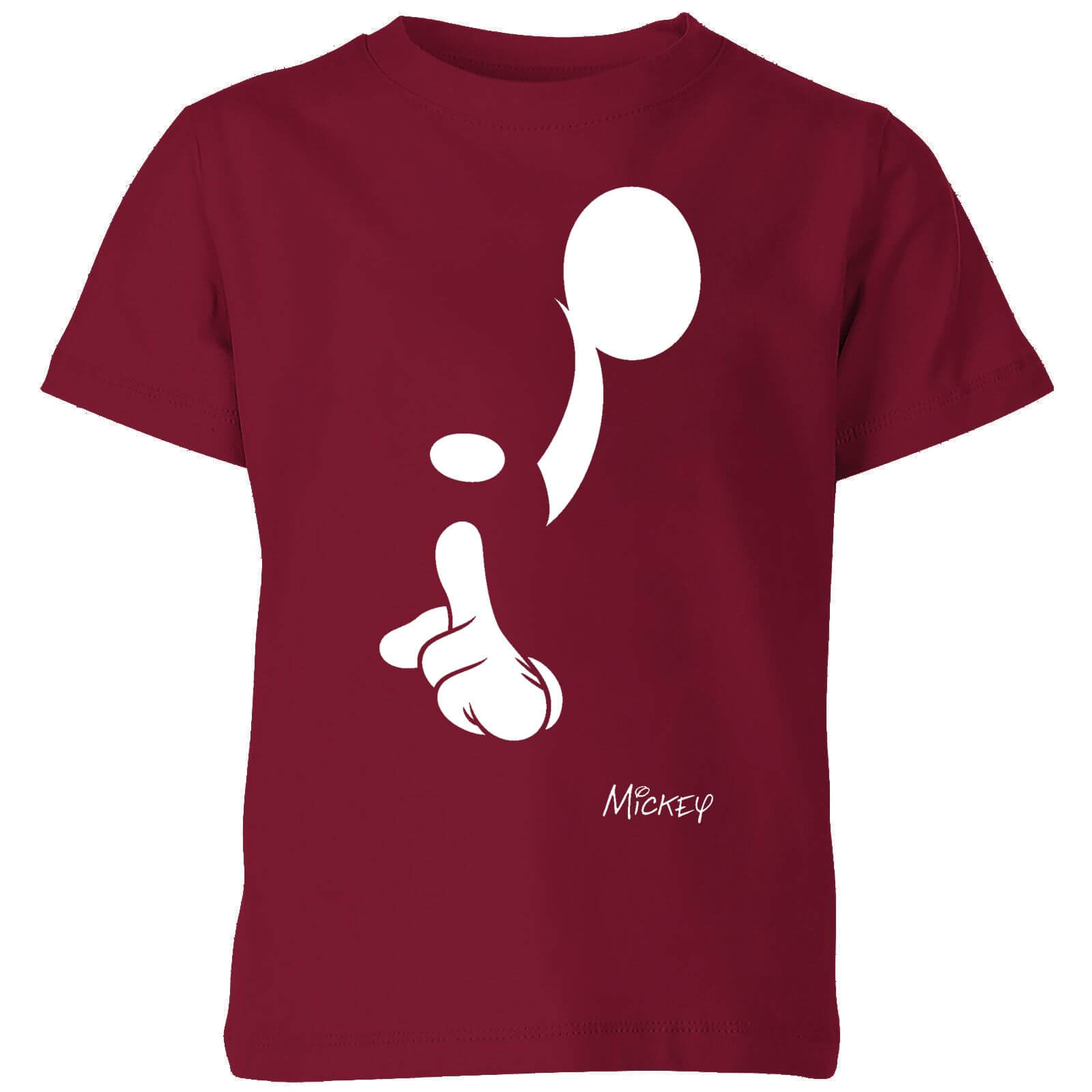 Disney Shush Kids' T-Shirt - Burgundy - 11-12 Years - Burgundy