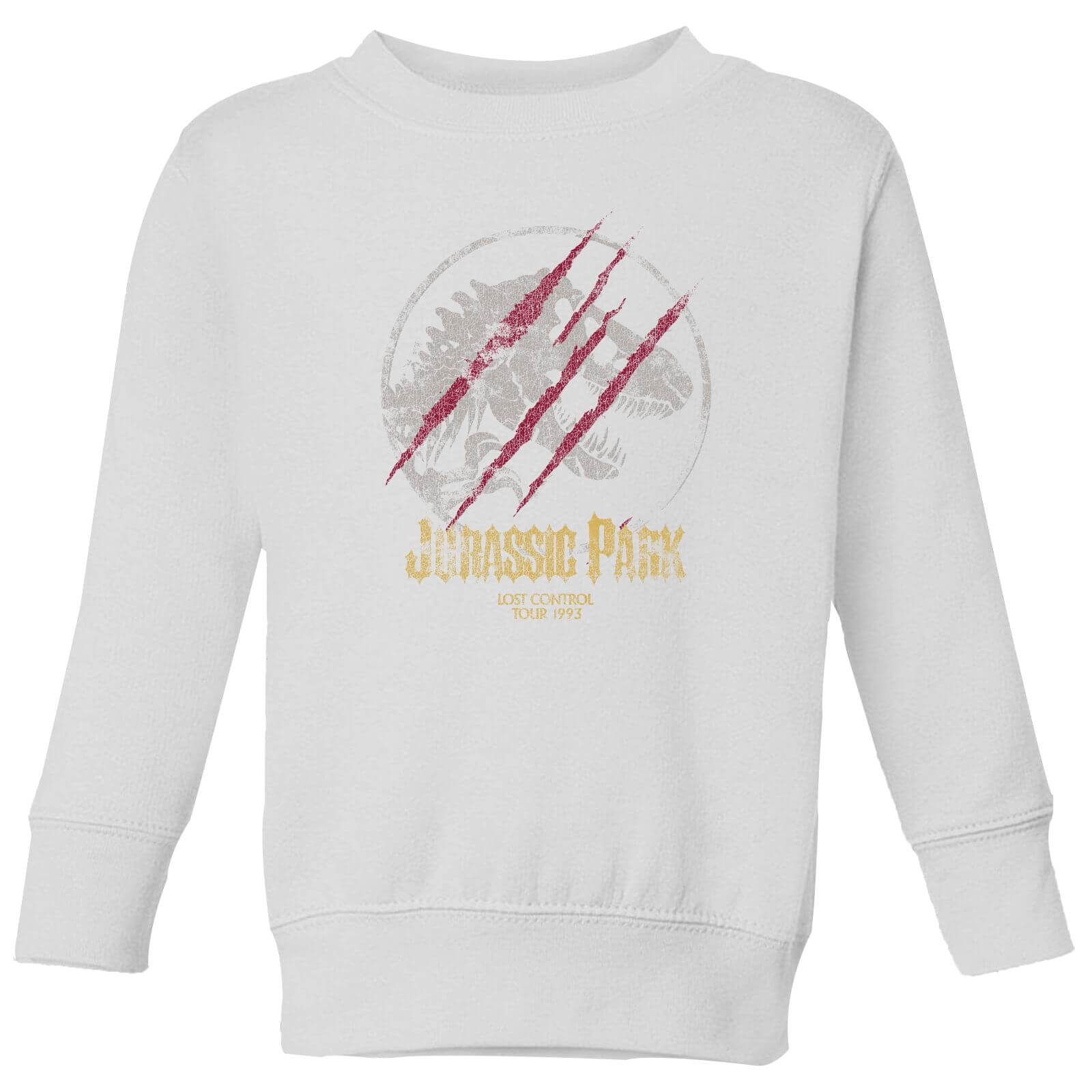 

Jurassic Park Lost Control Kids' Sweatshirt - White - 3-4 Anni - Bianco