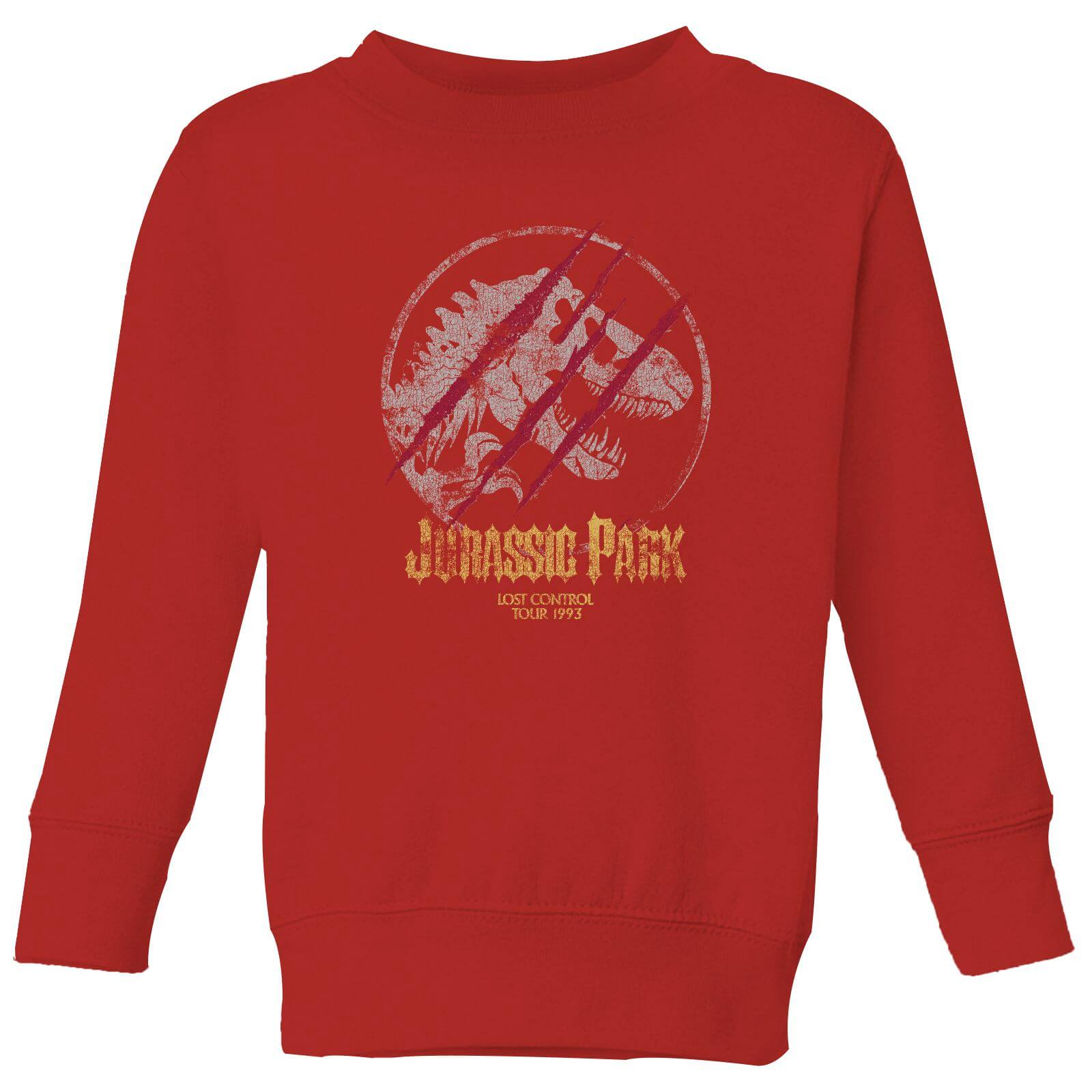 

Jurassic Park Lost Control Kids' Sweatshirt - Red - 3-4 Anni - Rosso