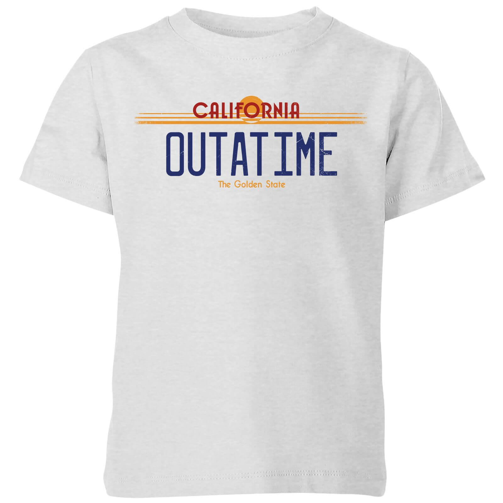 Back To The Future Outatime Plate Kids' T-Shirt - Grey - 3-4 Years