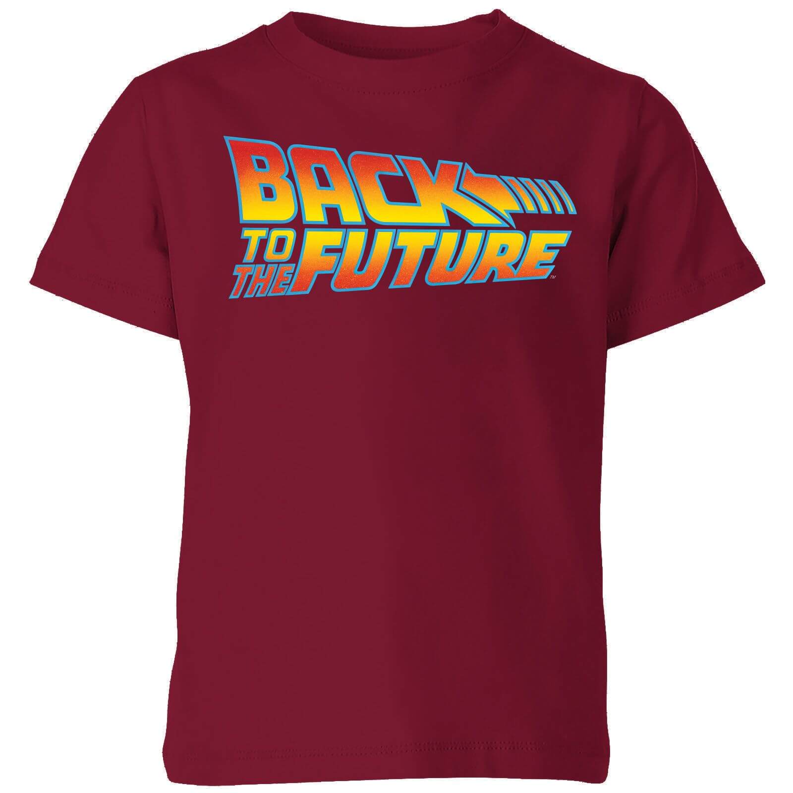 

Back To The Future Classic Logo Kids' T-Shirt - Burgundy - 7-8 Anni - Burgundy
