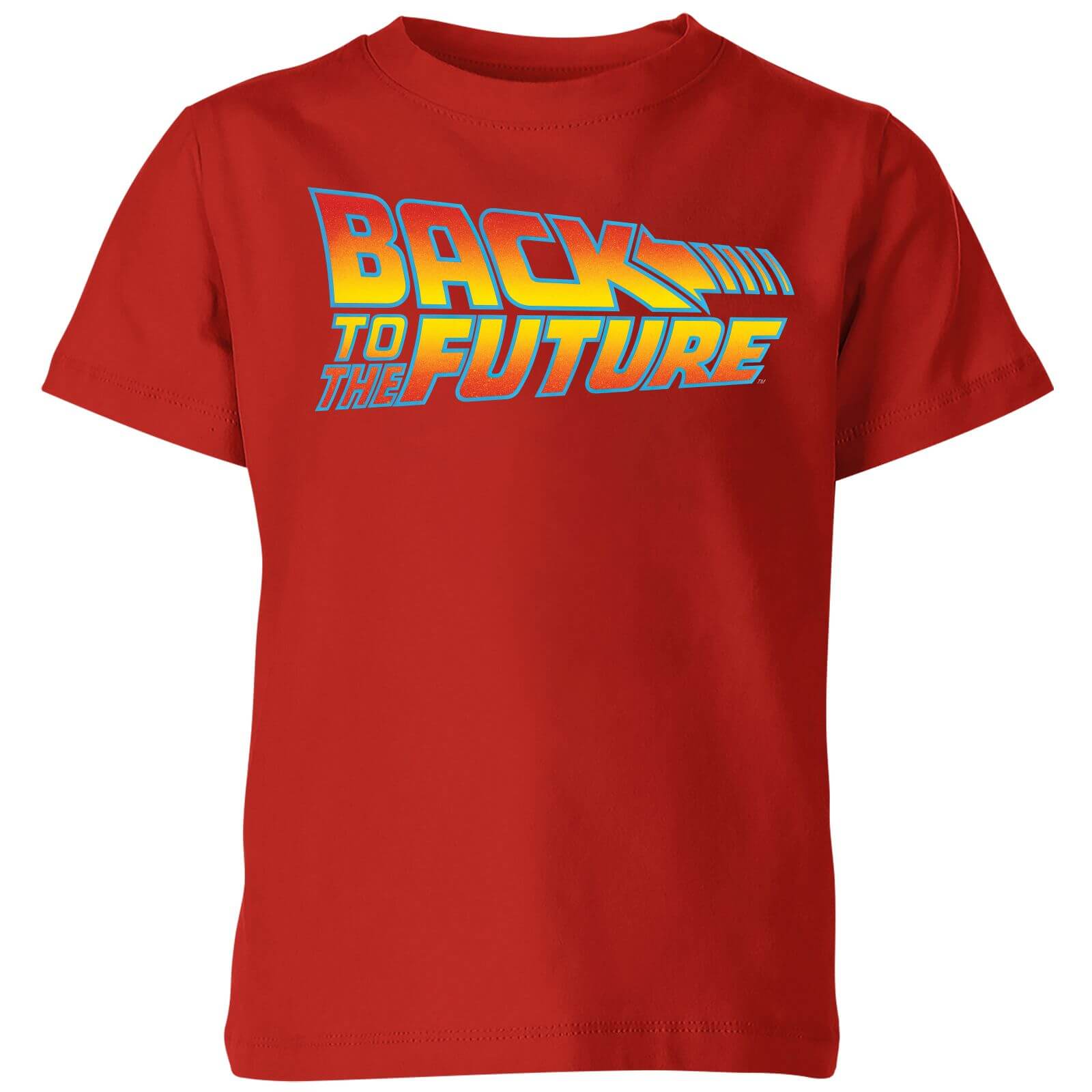 

Back To The Future Classic Logo Kids' T-Shirt - Red - 3-4 Anni - Rosso