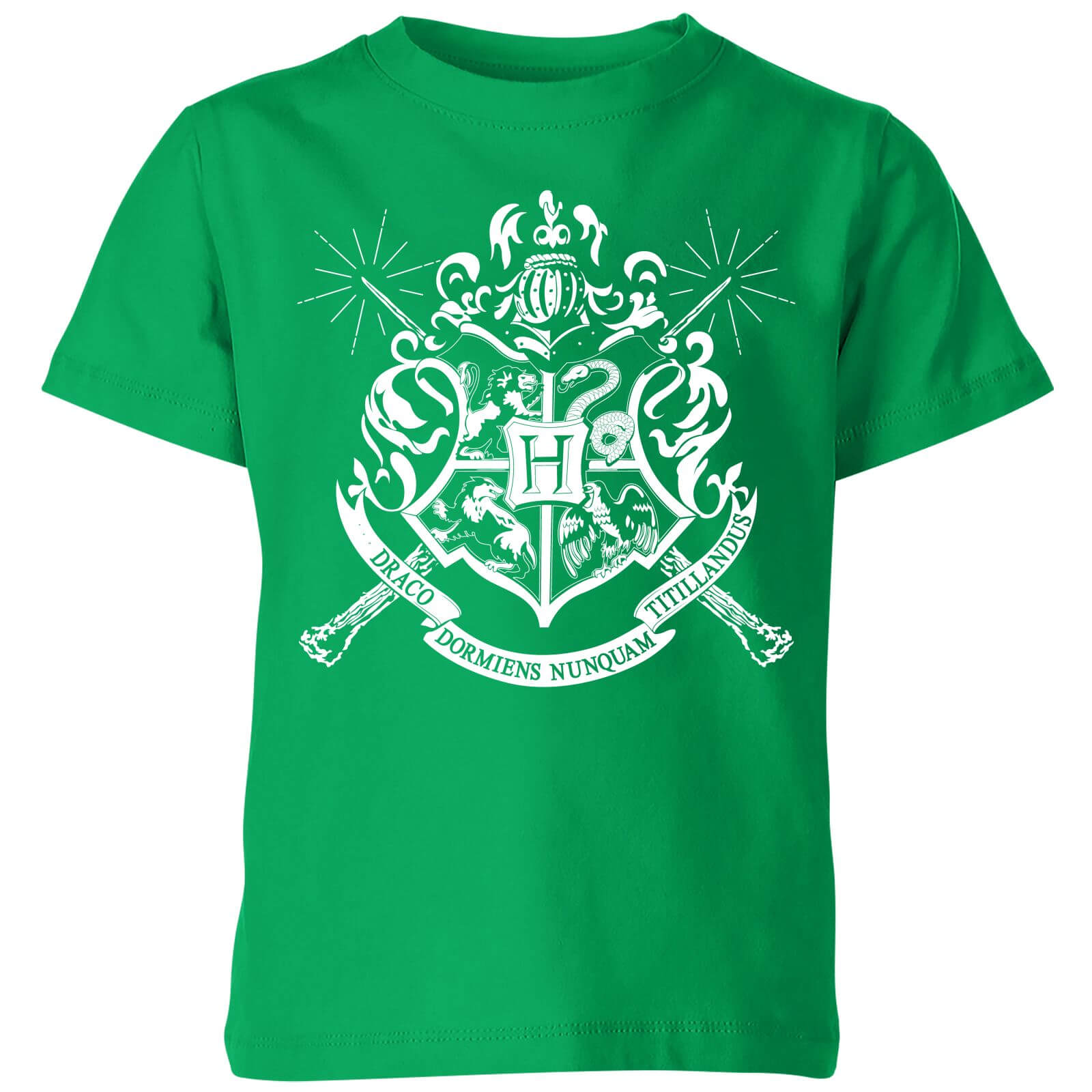 

Harry Potter Hogwarts House Crest Kids' T-Shirt - Green - 3-4 Anni - Verde
