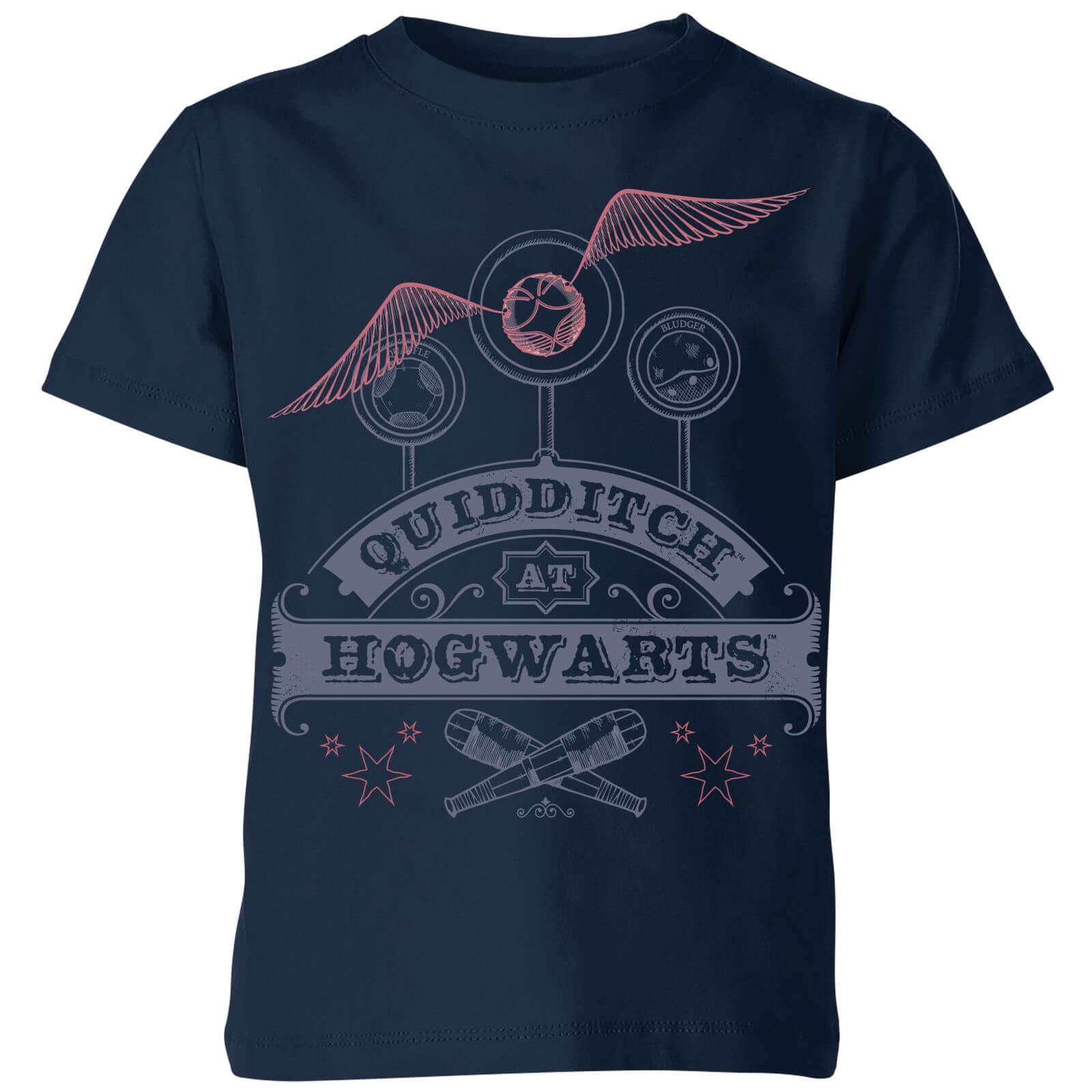 

Harry Potter Quidditch At Hogwarts Kids' T-Shirt - Navy - 3-4 Anni - Blu Navy