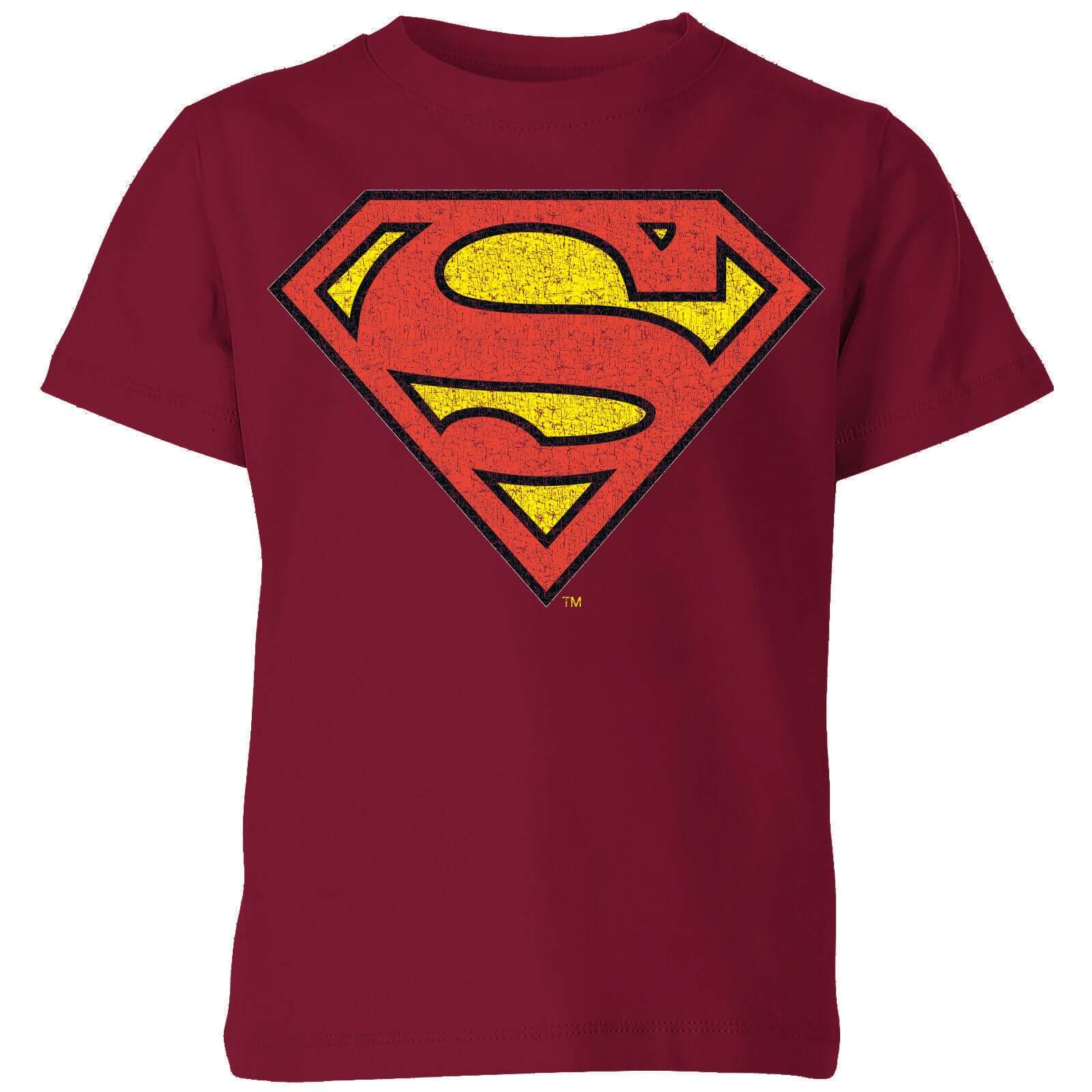 

Official Superman Crackle Logo Kids' T-Shirt - Burgundy - 3-4 Anni - Burgundy