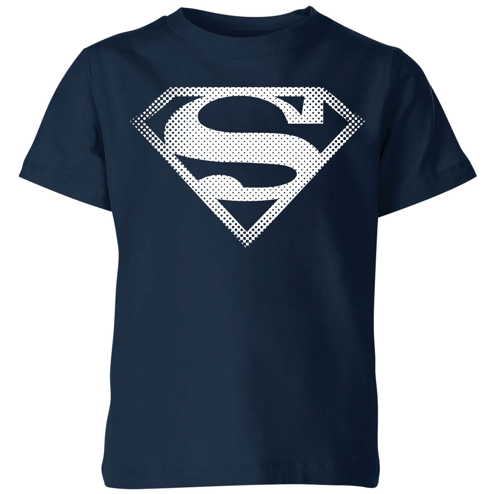 Superman Spot Logo Kids' T-Shirt - Navy - 11-12 Years